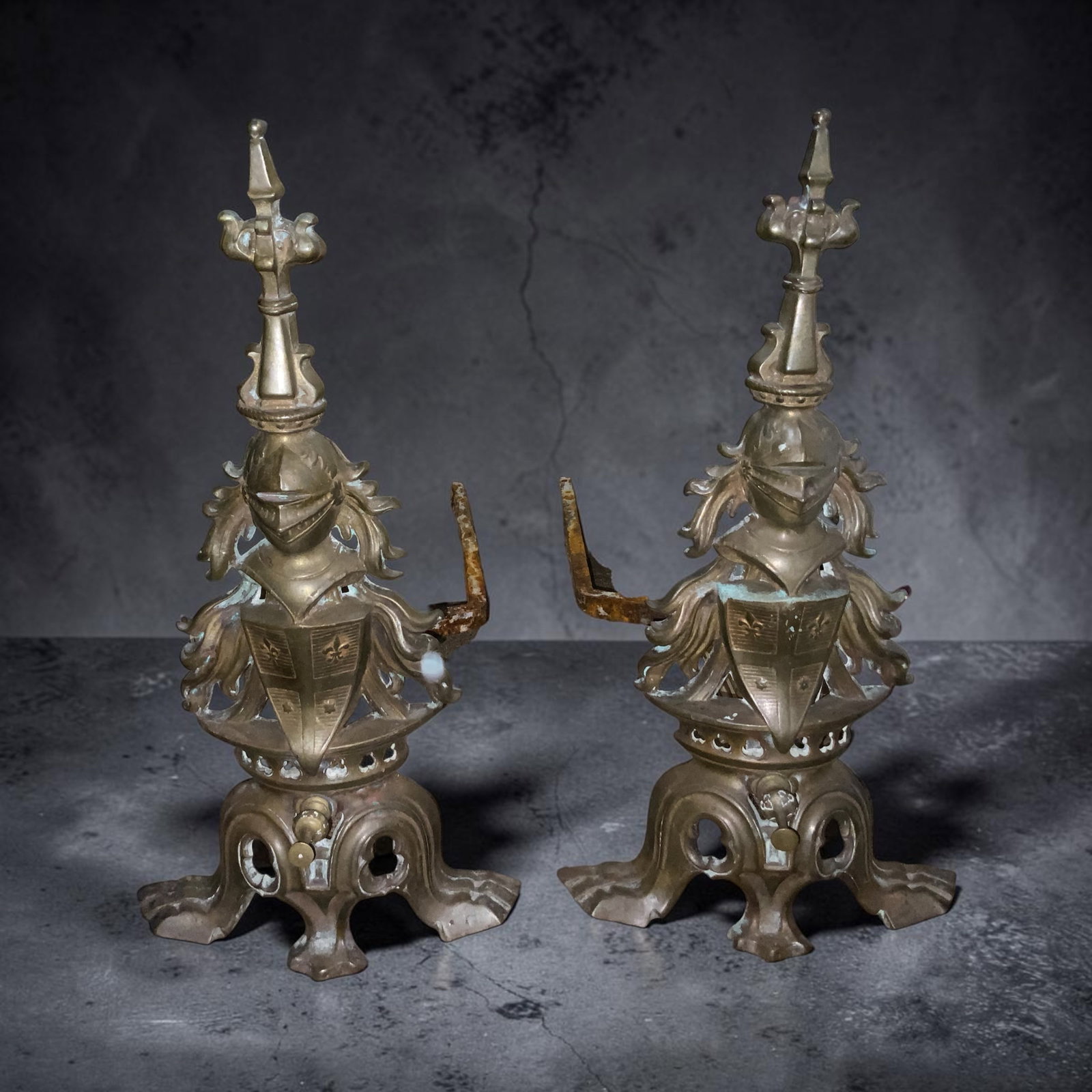 Vintage Decorative Andirons (1 of 6)