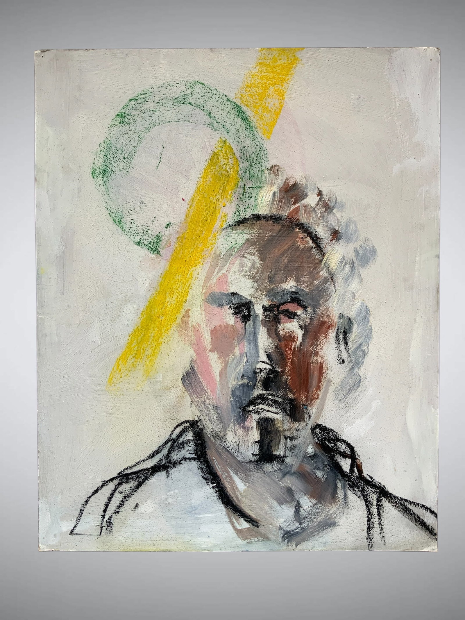 Ralph Neaderland: Paint on Cardboard: Ralph Neaderland: Paint on Cardboard. A signature has not been found on this piece but it was taken directly from the estate of Ralph Neaderland and is known to be his work. Roughly 32" x 40". >>>>>>>