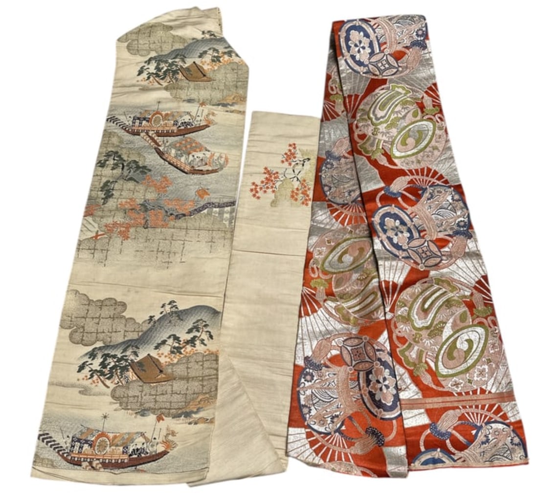 Vintage Japanese Kimono OBI (1 of 4)
