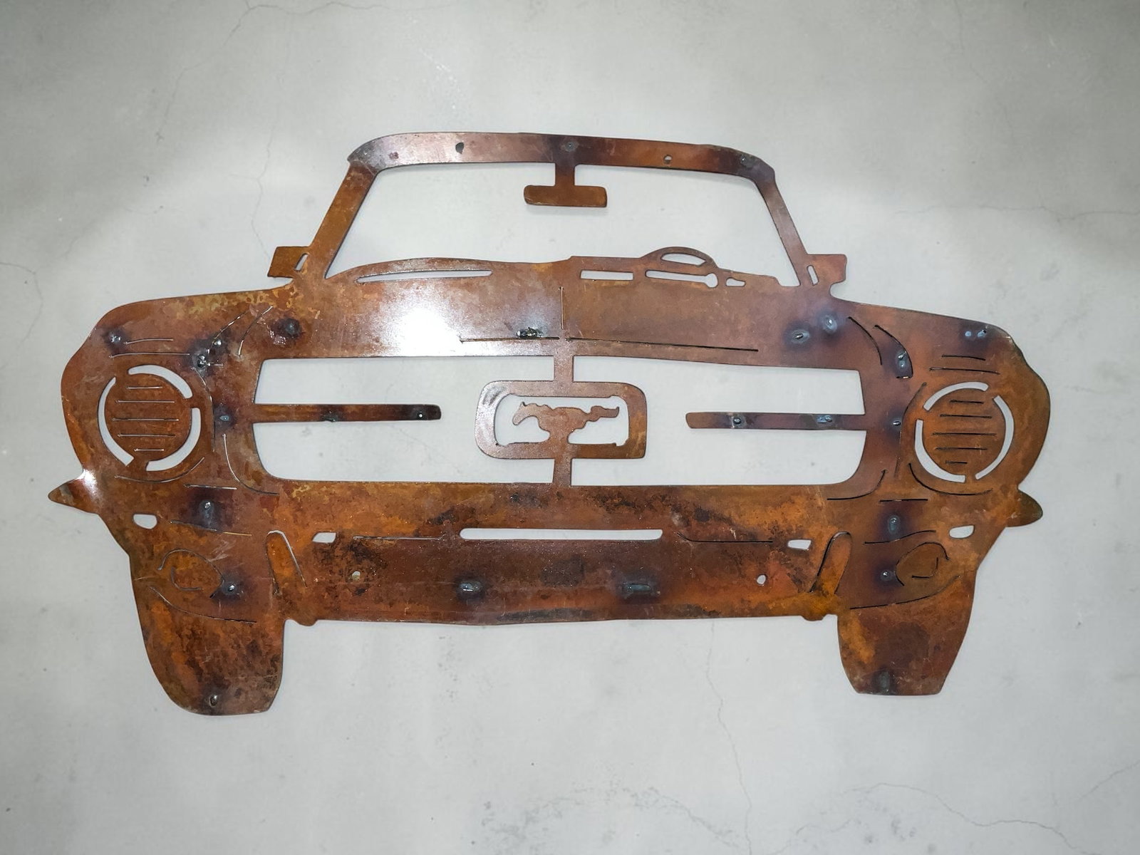 Metal die cut 1965 ford mustang (1 of 2)