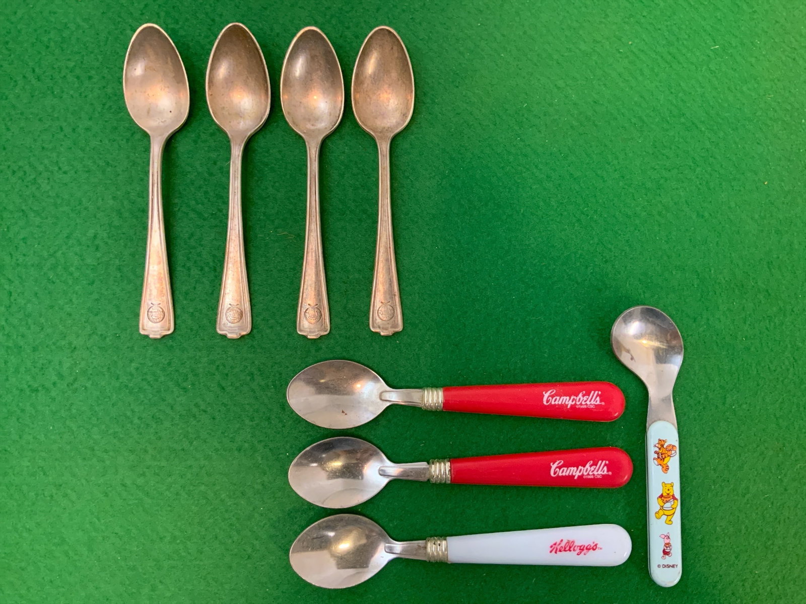Vtg Collectible Advertising Spoons and Silver Plate Munson Steamship Lines Spoons (1 of 6)