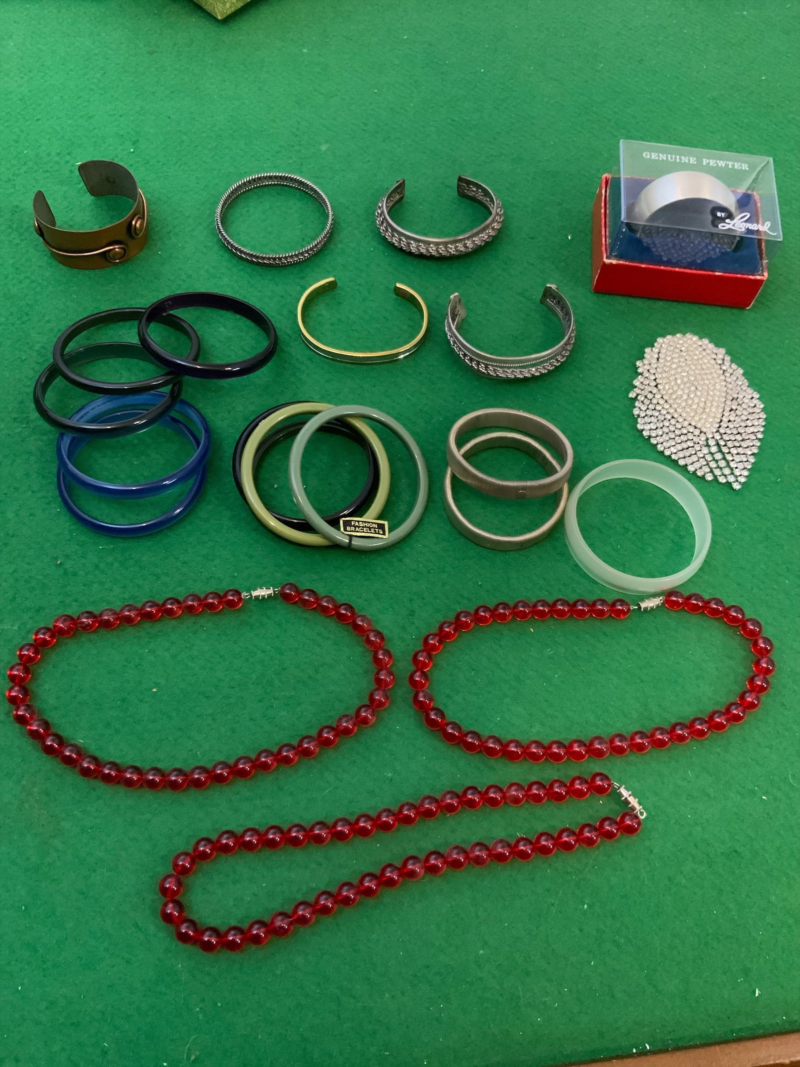 Costume Jewelry Bracelets-Bangles-Brooche (1 of 5)