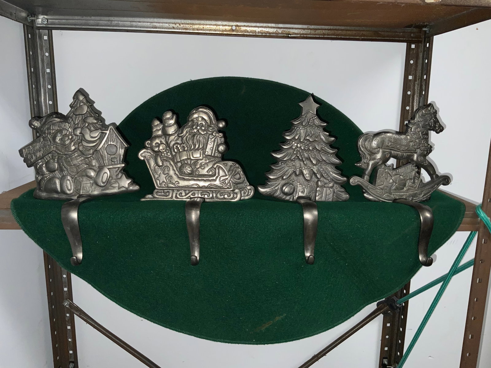 (4) Cast Iron Stocking Hangers (1 of 7)