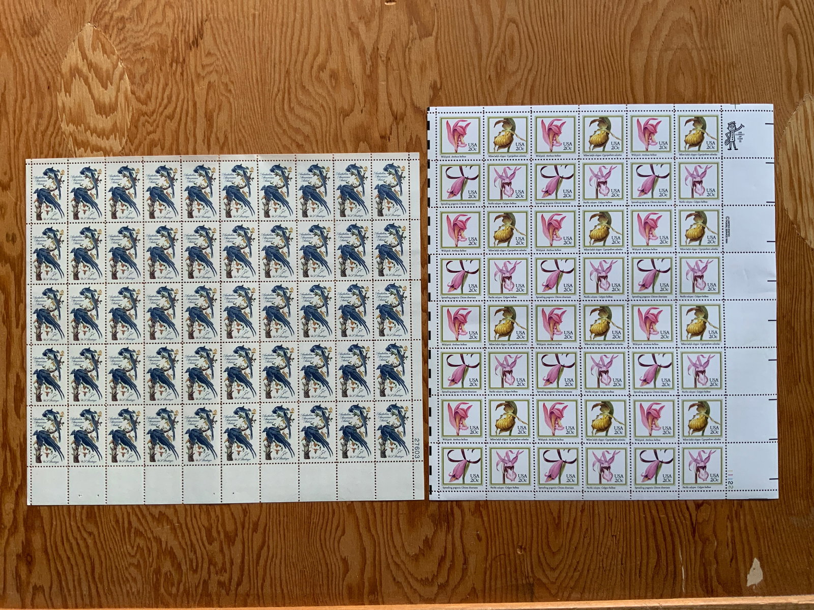 Mint Sheets Audobon American Artist & Wildflowers Series 5c & 20c 2 sheets 98 stamps: Mint Sheets Audobon American Artist & Wildflowers Series 5c & 20c 2 sheets 98 stamps. .>>>>>>>>>>>>>>READ—-READ—-READ—-Shipping for this lot is available ONLY THROUGH LIVEAUCTIONEERS/LIVESHIPPIN