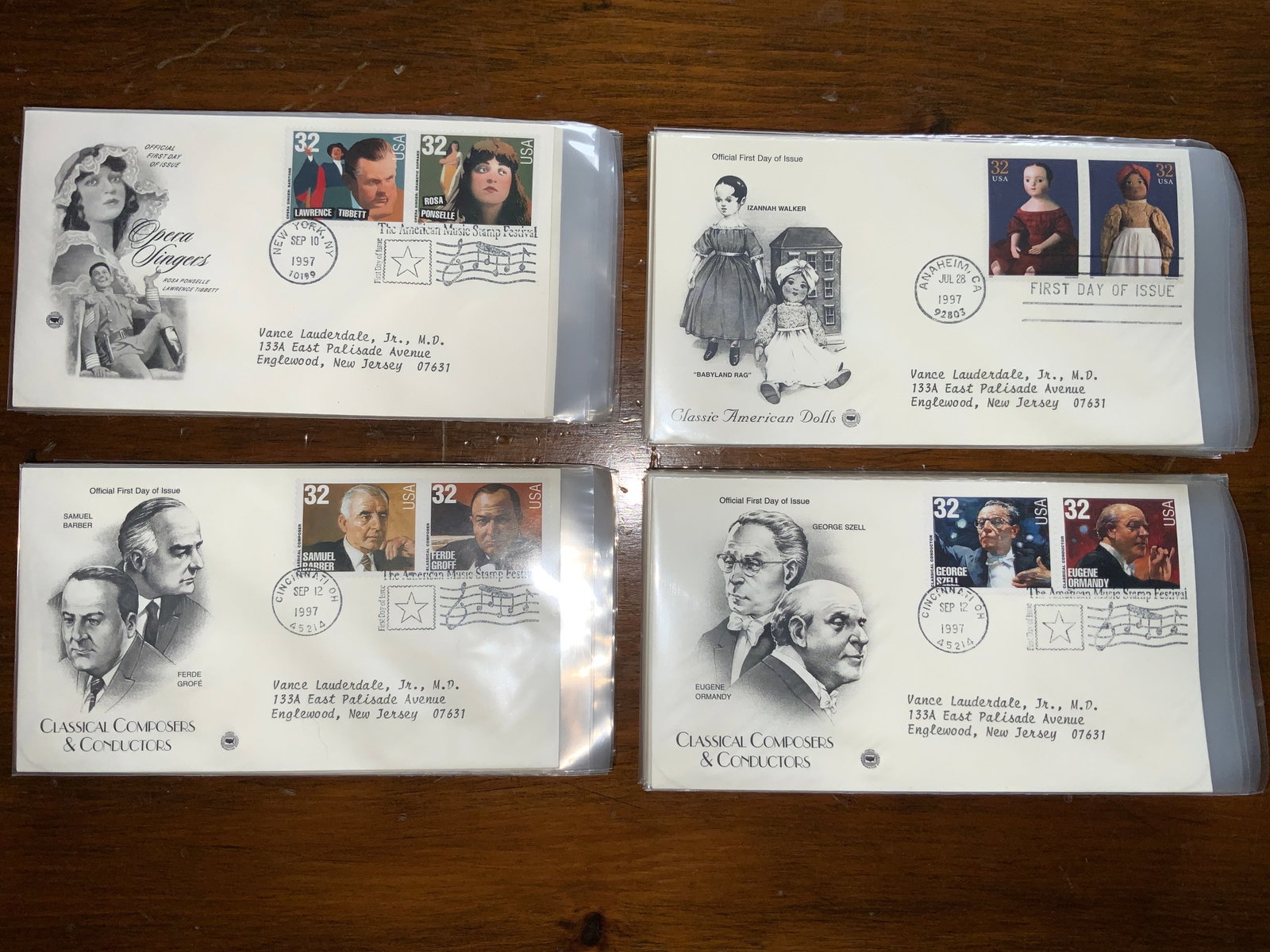 (80)FDC Mixed Subject Matter Mostly 1990s First Day of Issue (1 of 20)