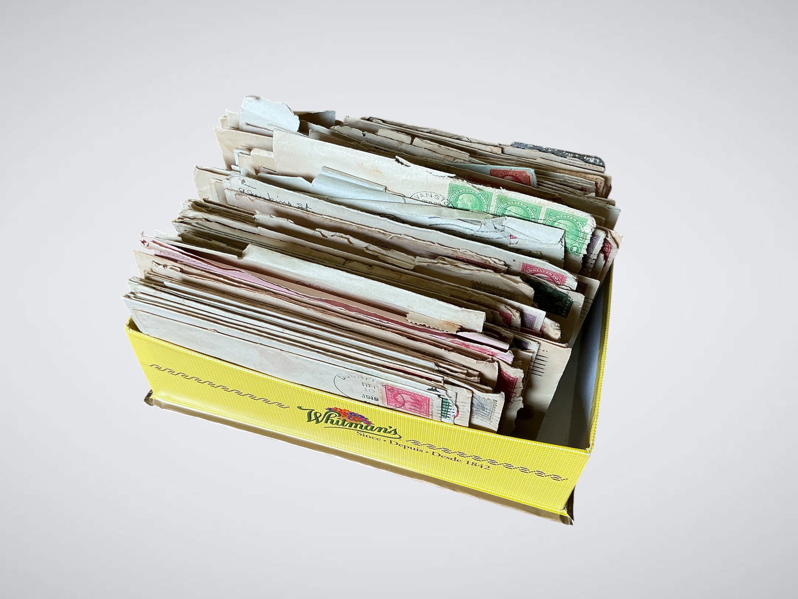 Vtg Early 1900s Stamped Envelopes Some With Contents (1 of 5)
