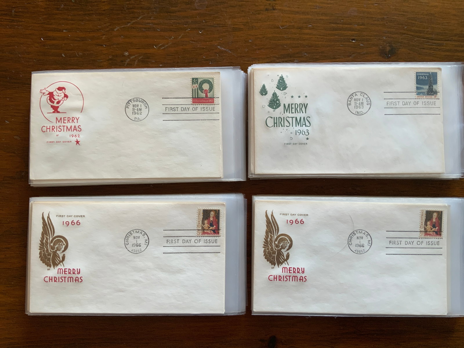 (80) FDC 1960s Christmas - Champion of Liberty - American Credo - Space First Day of Issue Covers (1 of 20)