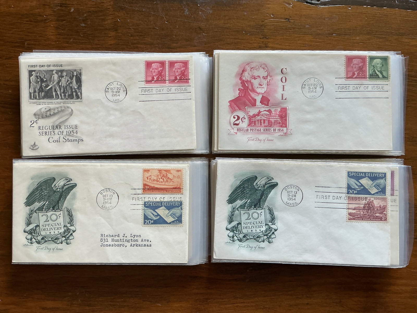 (80) 1950s FDC GENERAL INTEREST First Day of Issue Covers (1 of 20)