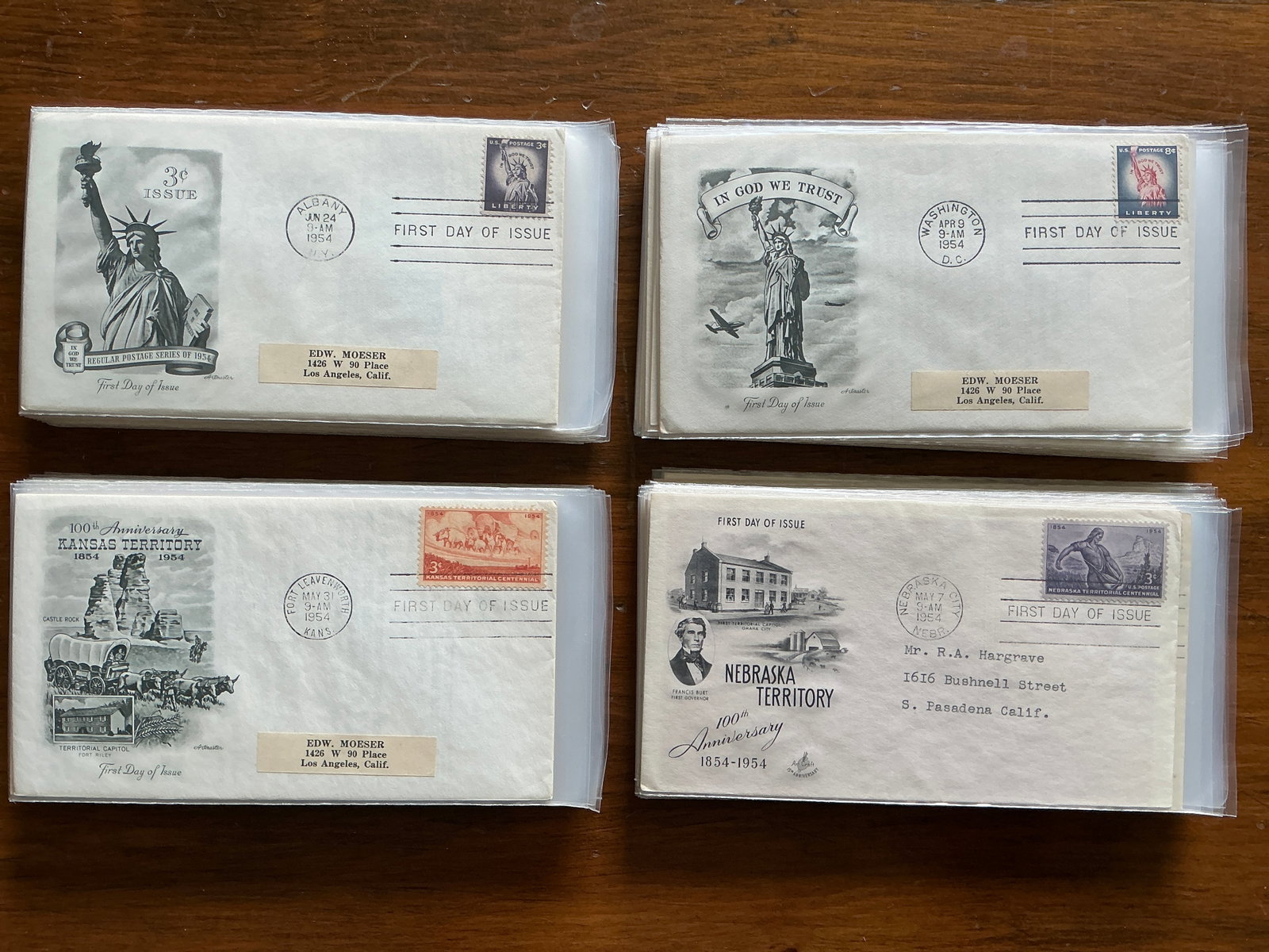 (80) FDC 1950s General Interest First Day of Issue Covers (1 of 20)