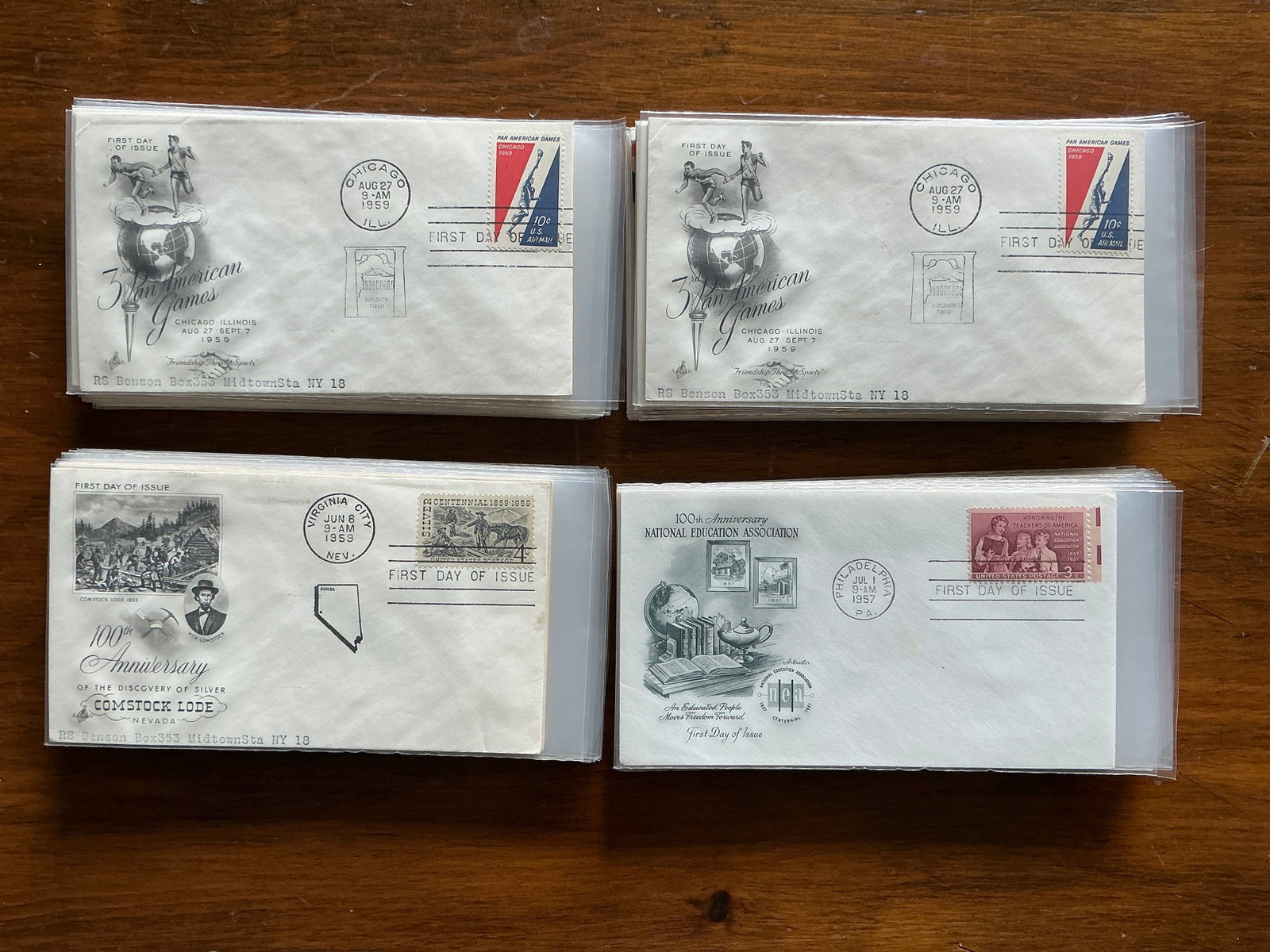 (80) FDC 1950s General Interest First Day of Issue Covers (1 of 20)