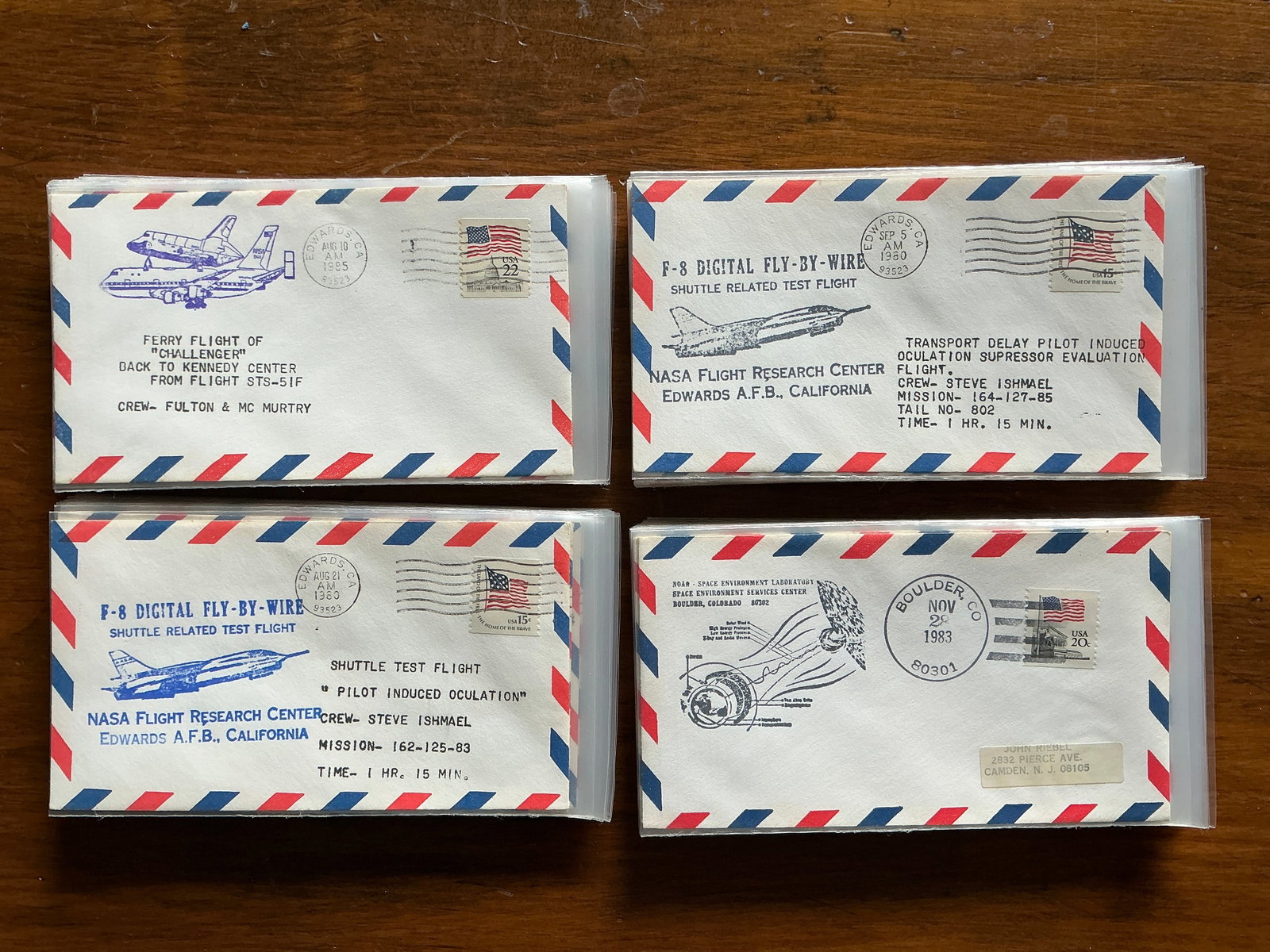 (80) Air Travel & Space-related Commemorative Covers NASA 1980s (1 of 20)