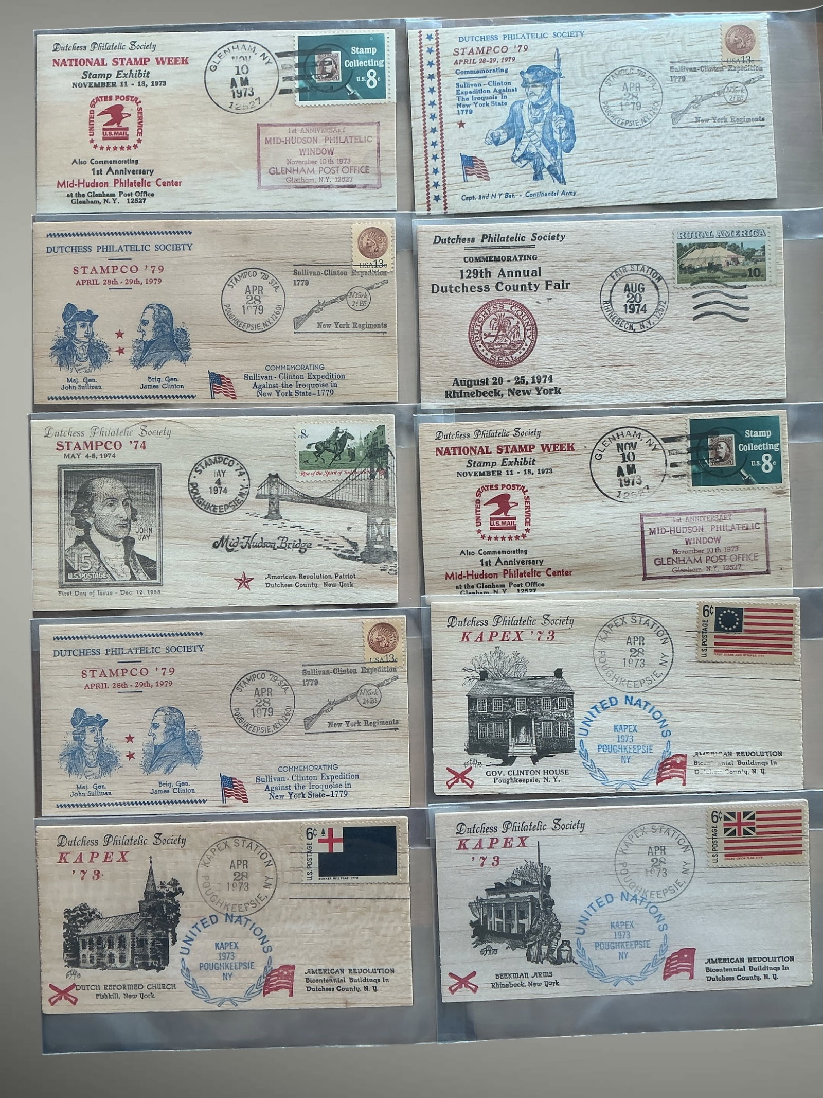 (100+) Commemorative Covers Dutchess Philatelic Society 1960s, ‘70s, ‘80s (1 of 20)