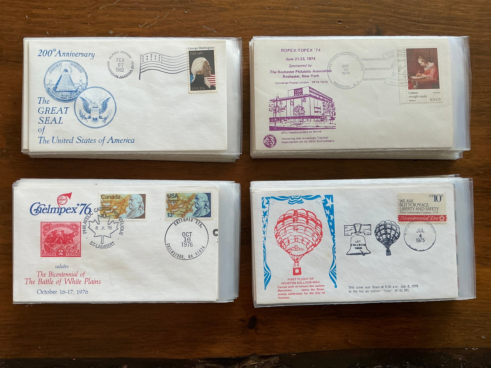(76) Commemorative Covers General Interest 1970s, ‘80s (1 of 19)