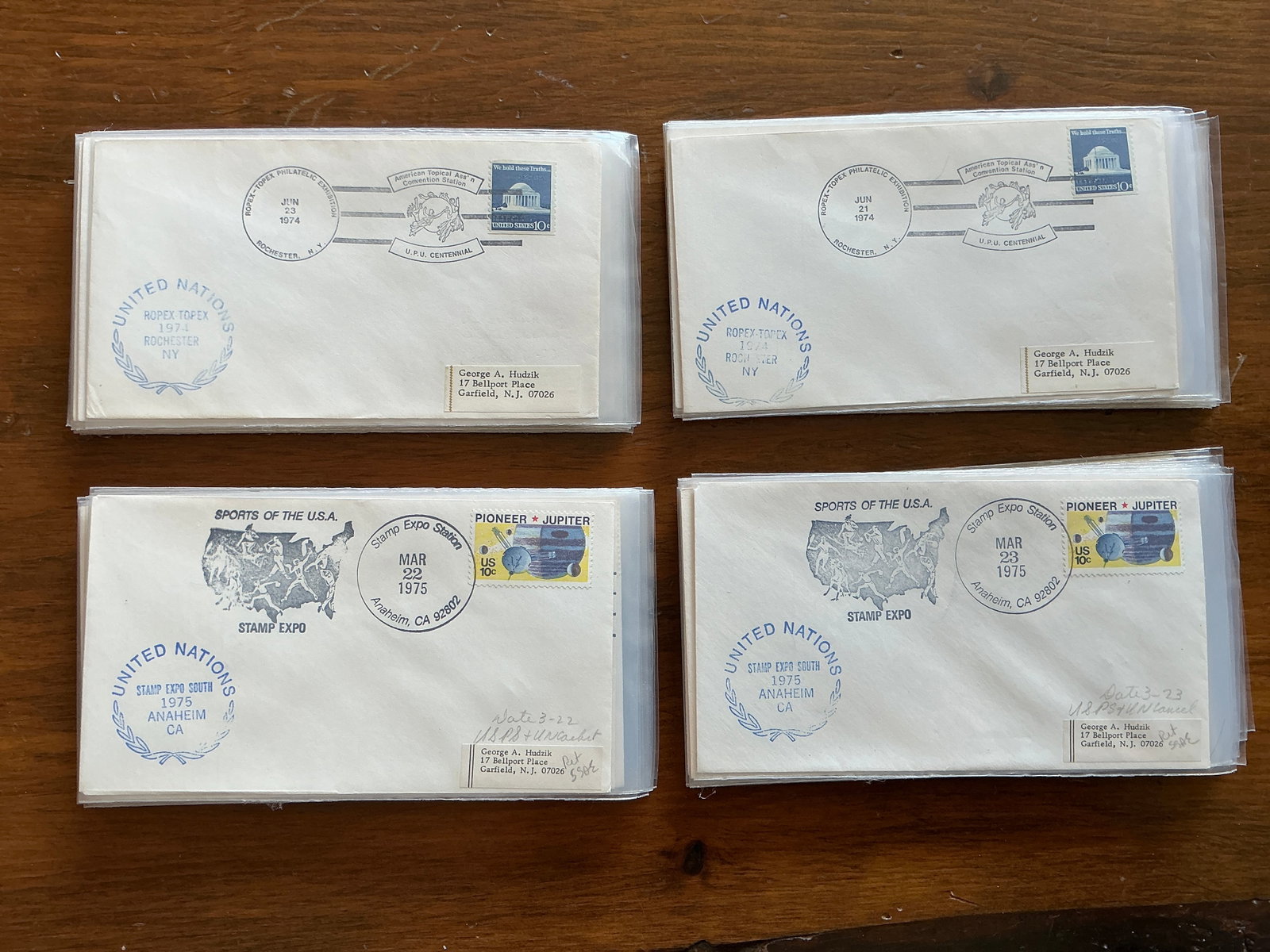 (72) Commemorative Covers General Interest 1960s, ‘70s, ‘80s (1 of 18)