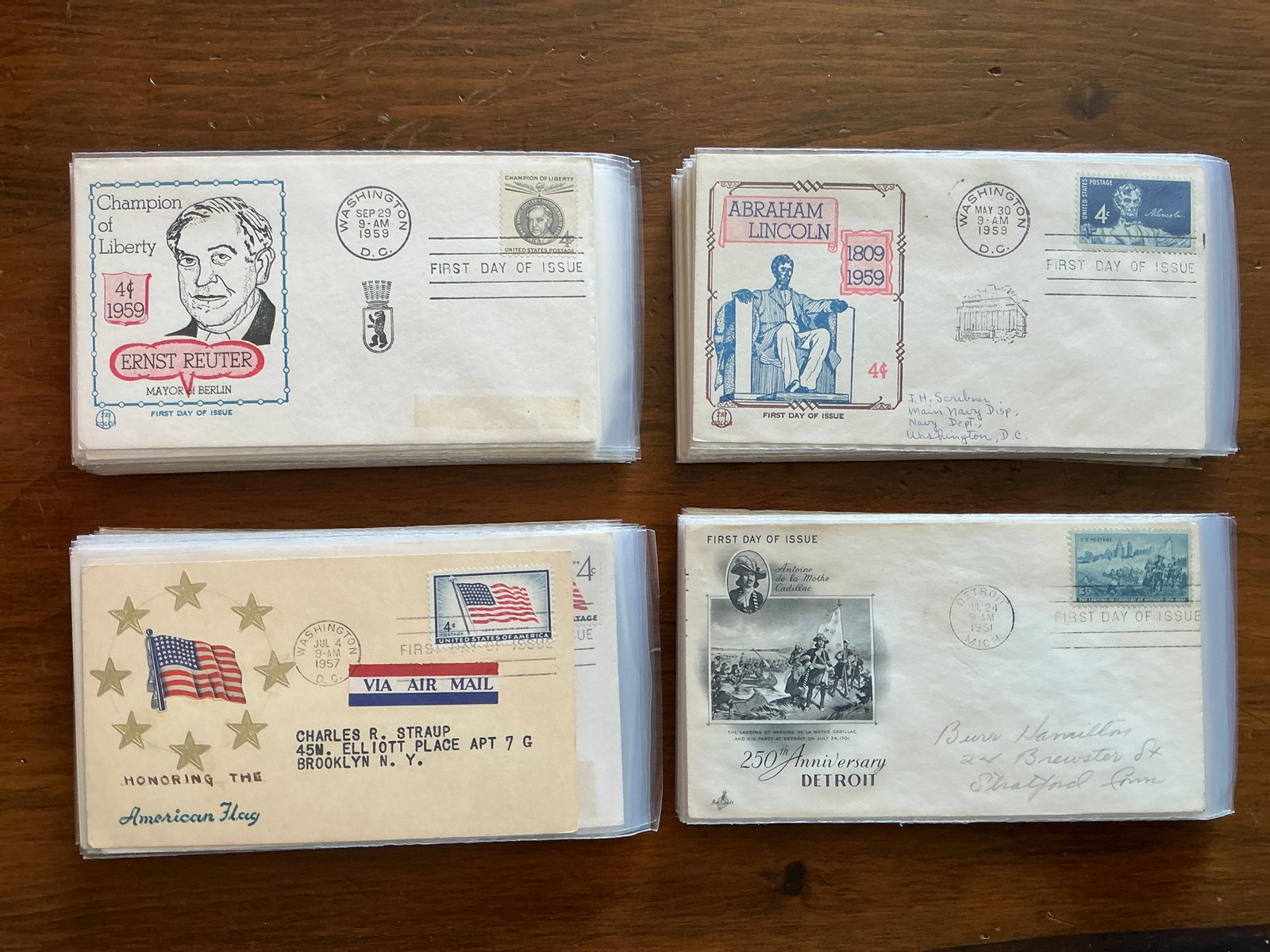 (80) FDC 1950s General Interest First Day of Issue Covers (1 of 20)