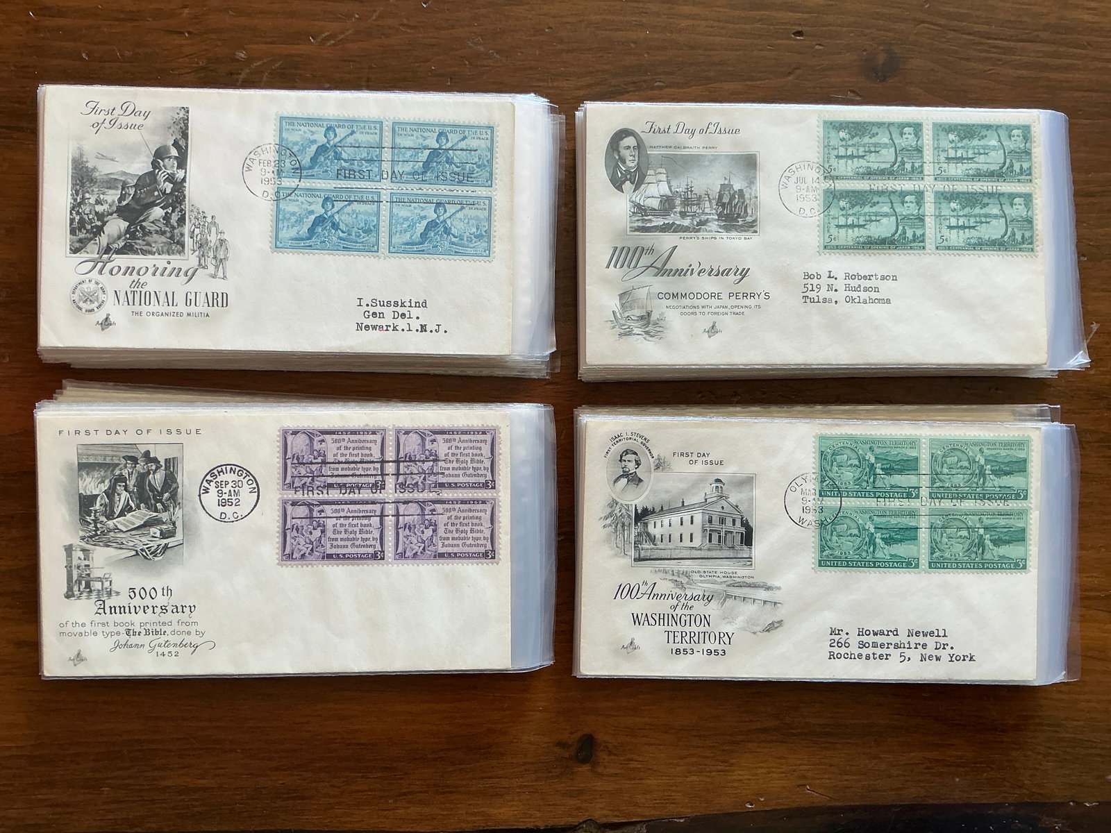 (80) FDC 1950s General Interest First Day of Issue Covers (1 of 20)