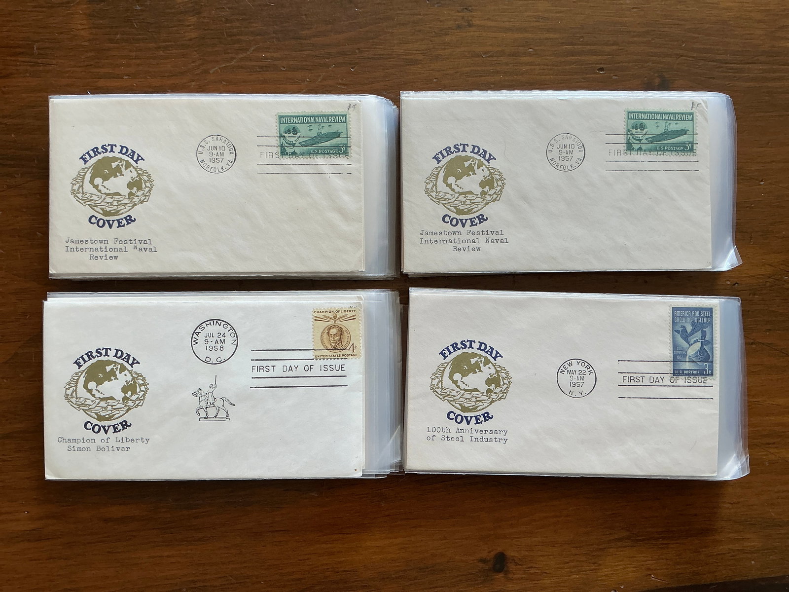 (80) FDC 1950s Generic First Day of Issue Covers General Interest (1 of 20)