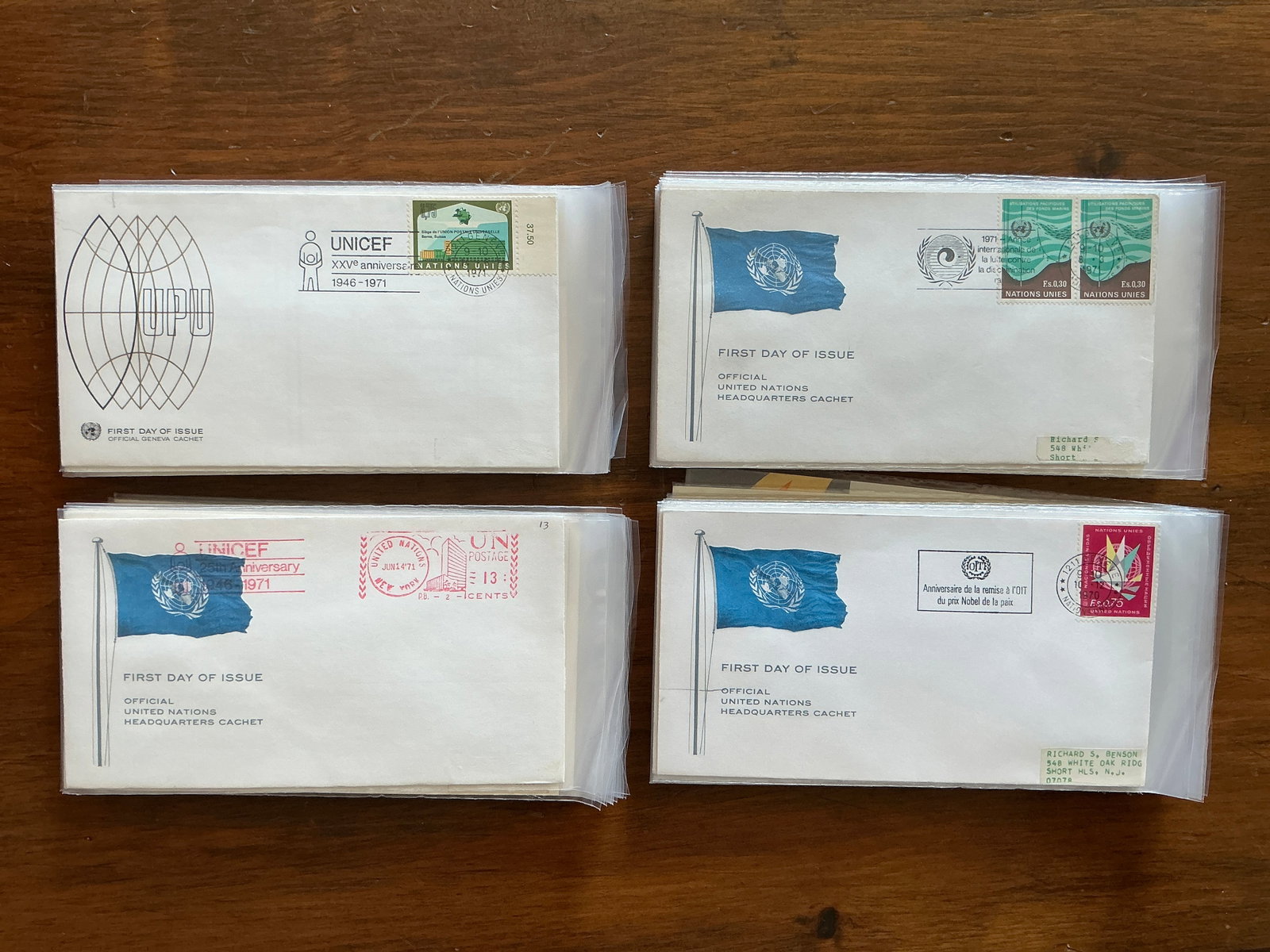 (80) FDC United Nation Postmark First Day of Issue Covers (1 of 20)