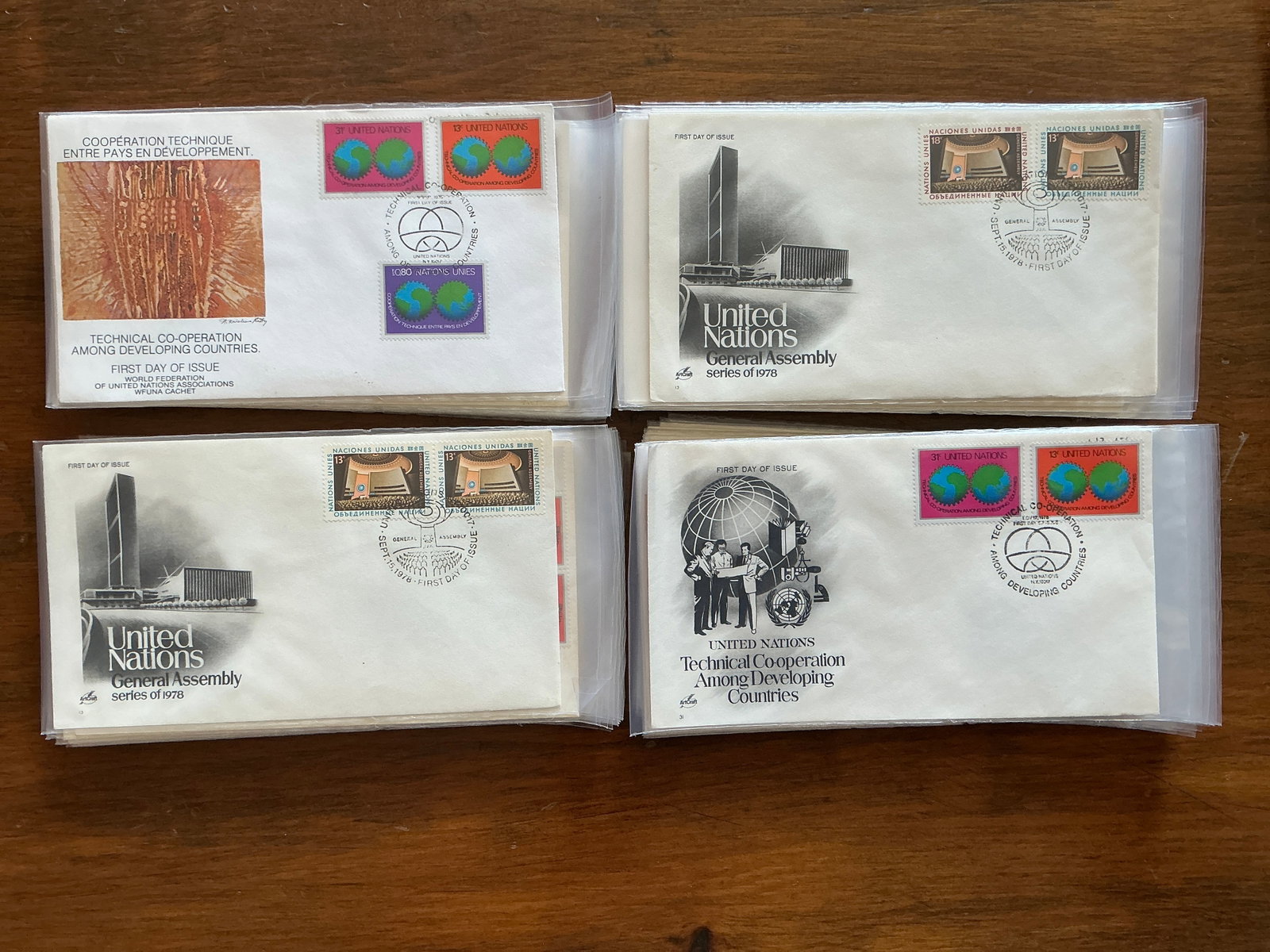 (80) FDC United Nation Postmark First Day of Issue Covers (1 of 20)