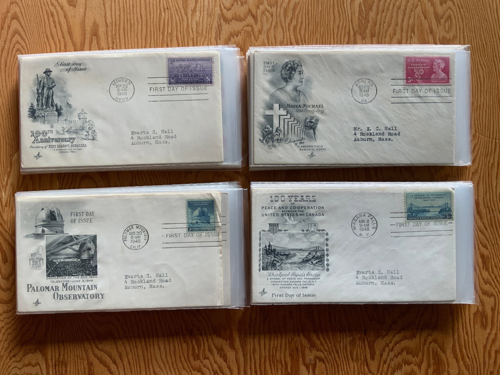(80) FDC 1940S General Interest First Day of Issue Covers (1 of 20)