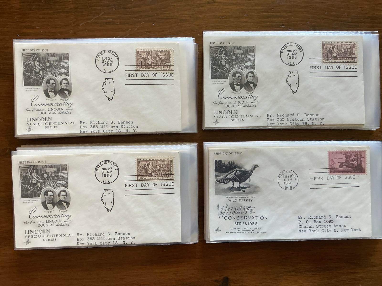 (80) FDC 1950s General Interest First Day of Issue Covers (1 of 20)