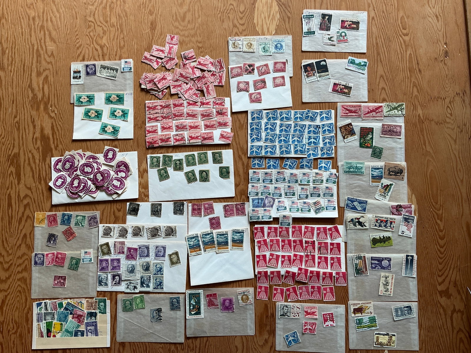 Assorted Loose Cancelled Stamps (1 of 5)