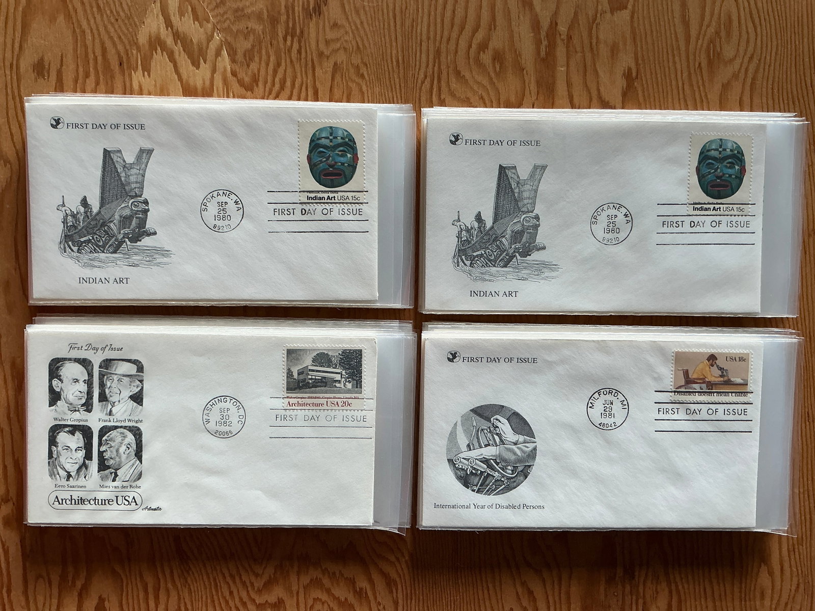 (80) FDC 1980s General Interest First Day of Issue Covers (1 of 20)
