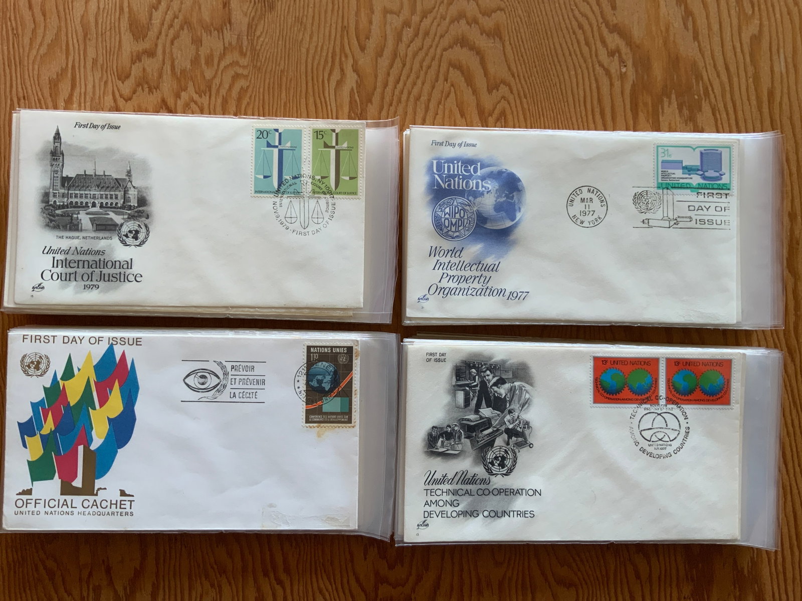 (80) FDC 1970S UNITED NATIONS Postmark First Day of Issue Covers (1 of 20)