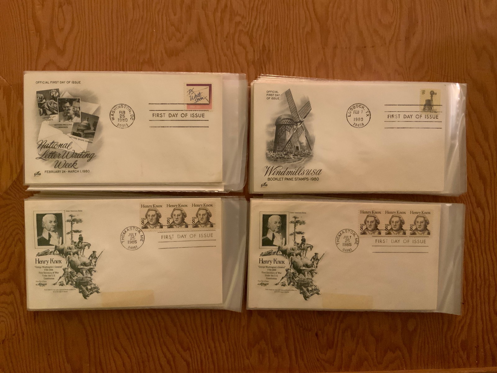 (80) FDC General Interest 1980s First Day of Issue Covers (1 of 20)
