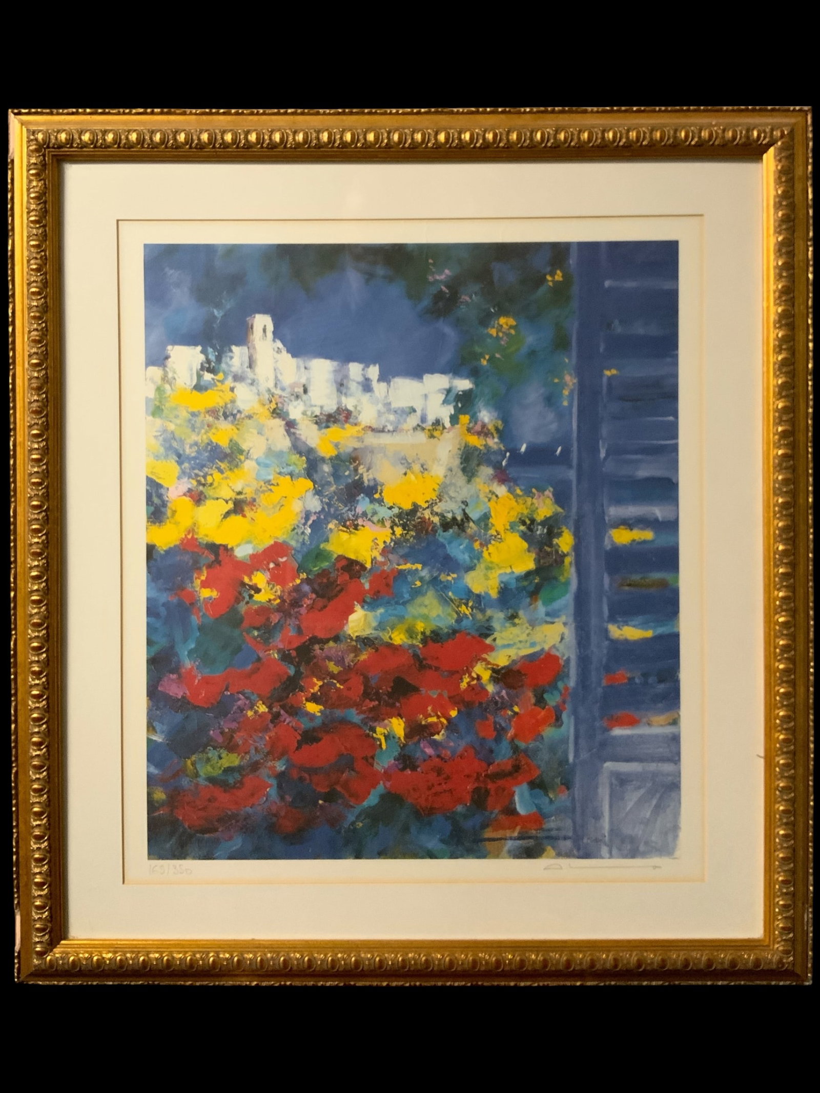 Framed Signed Numbered Cubist-influenced Print (1 of 5)