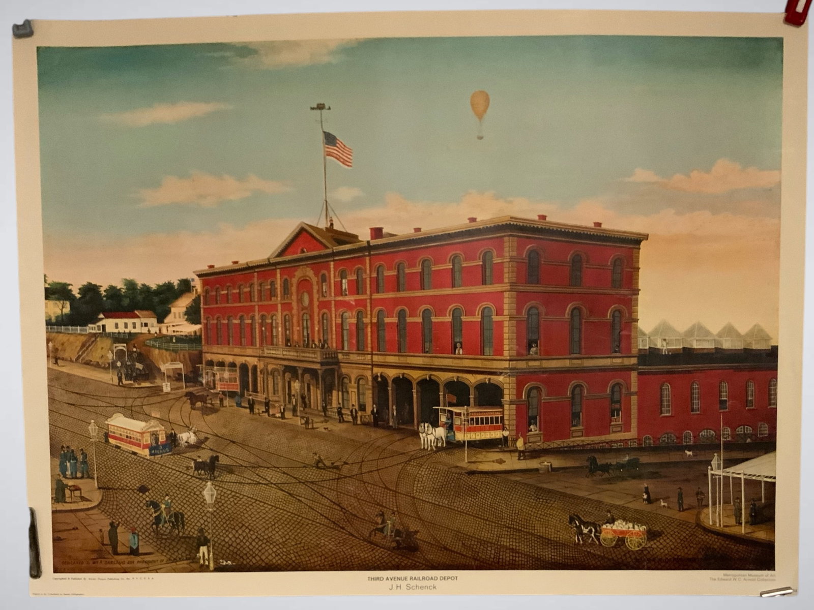 Poster: Third Avenue Railroad Depot J. H. Schenck (1 of 4)