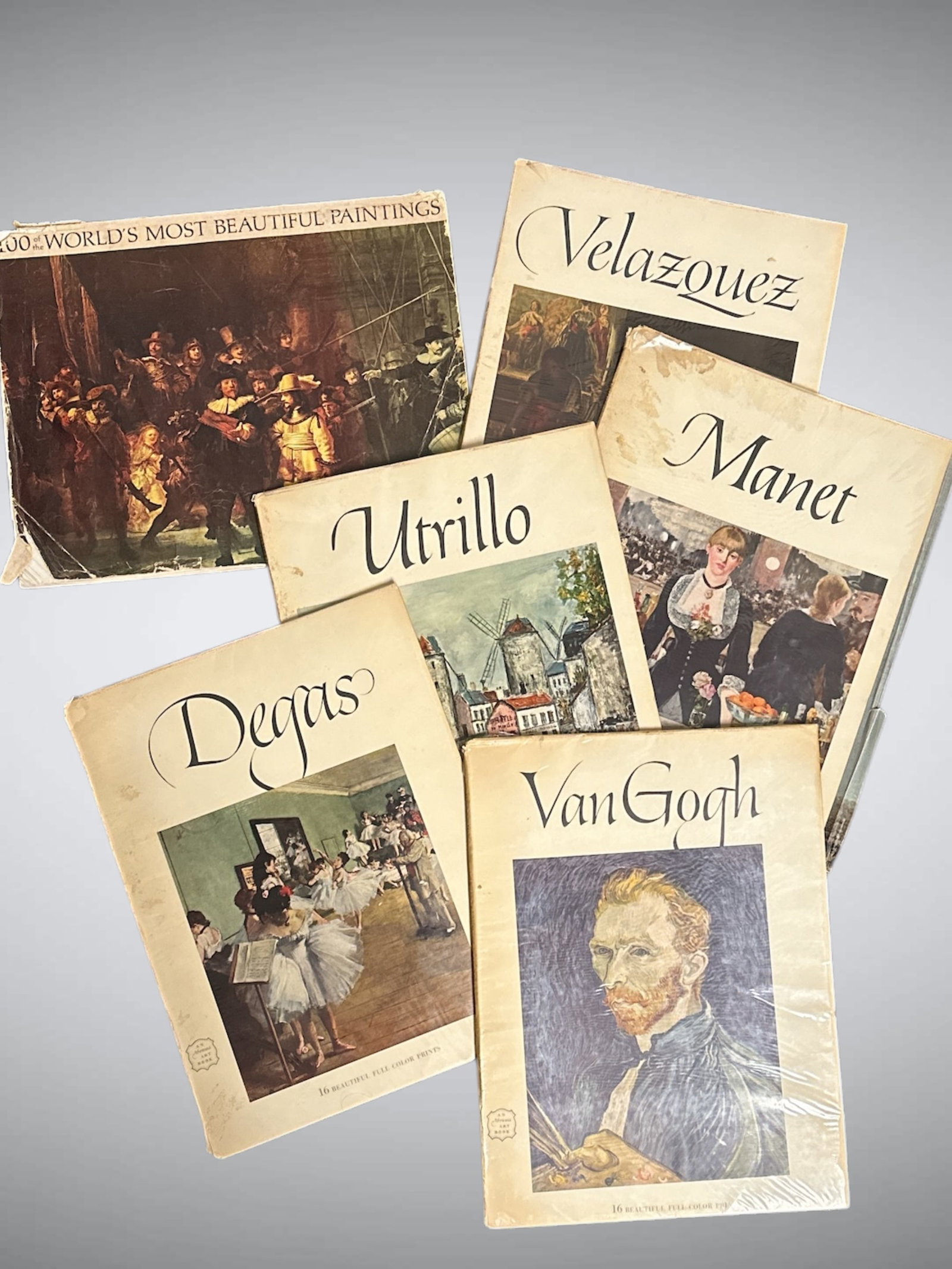 Vintage Abrams Art Books Velazquez - Manet - Utrillo - Degas - Van Gogh + etc. (1 of 7)