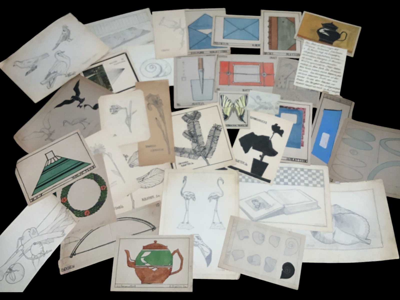 Drawings: H. Blatter: Drawings: H. Blatter. 11" x 14". Probably should not be rolled. .>>>>>>>>>>>>>>READ—-READ—-READ—-Shipping for this lot is available ONLY THROUGH LIVEAUCTIONEERS/LIVESHIPPING. We advise all bidde