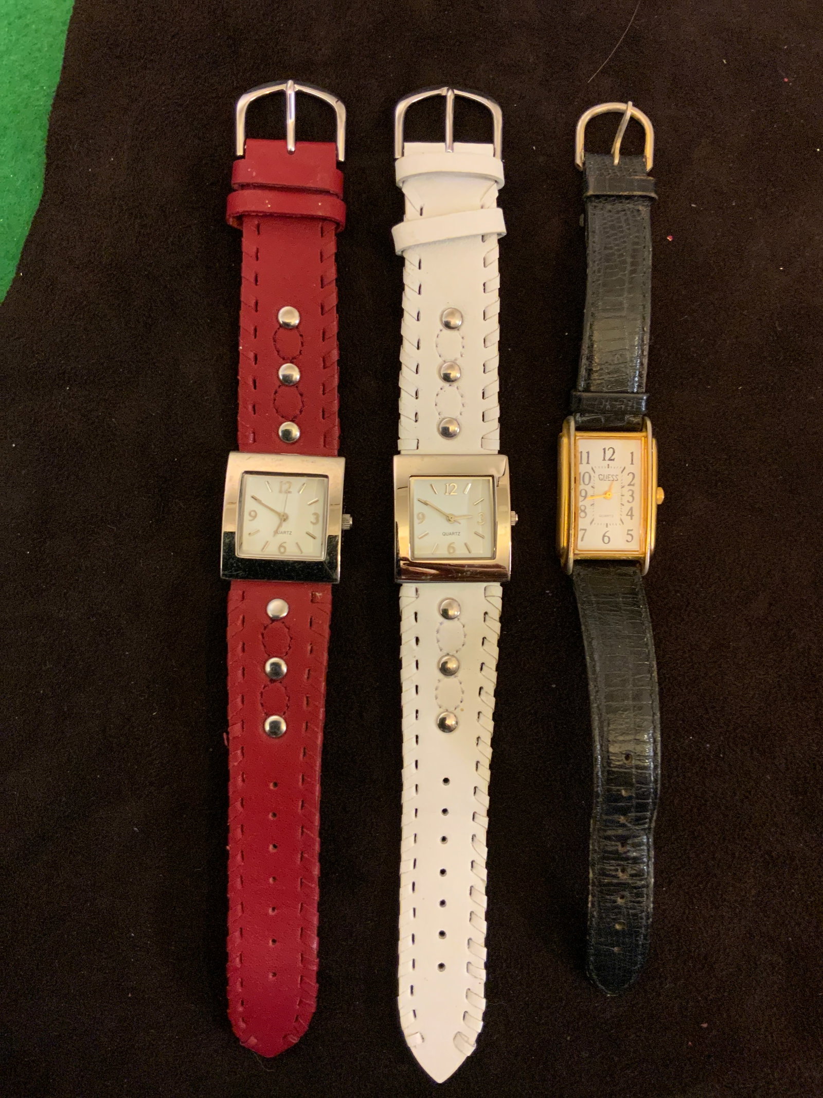(3) Vtg Ladies’ Quartz Wristwatches Guess and ?? (1 of 3)