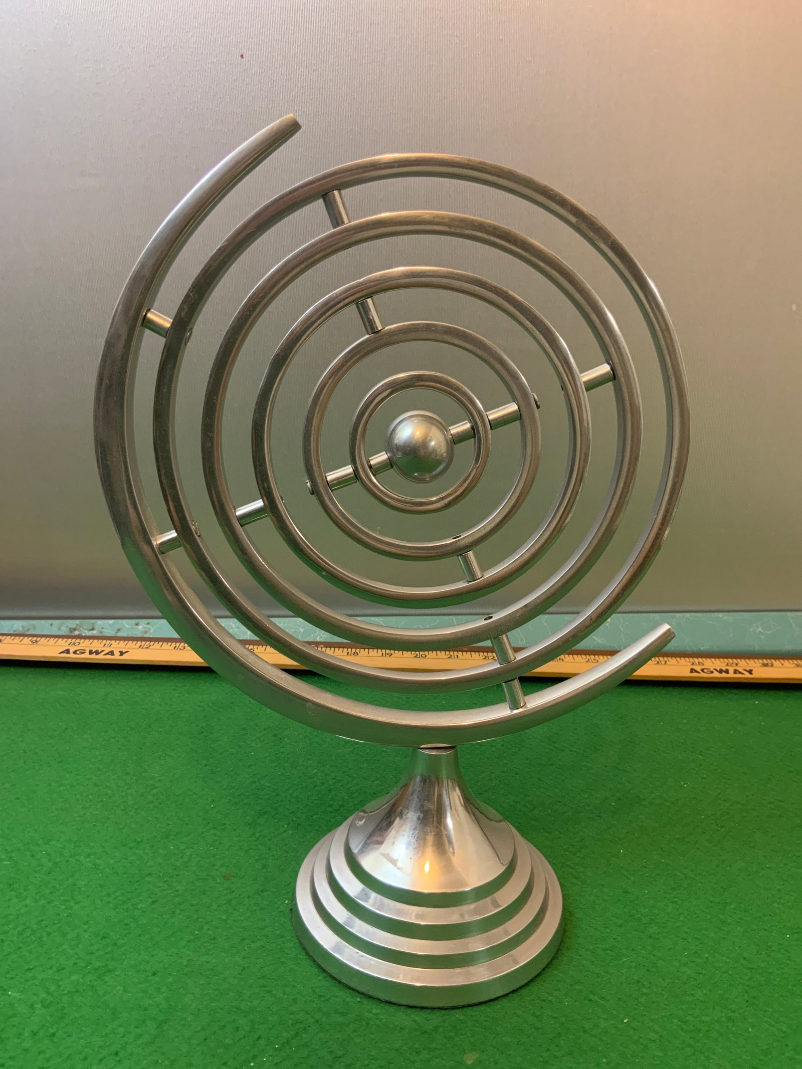 Vintage Metal Tabletop Armillary Sculpture (1 of 5)