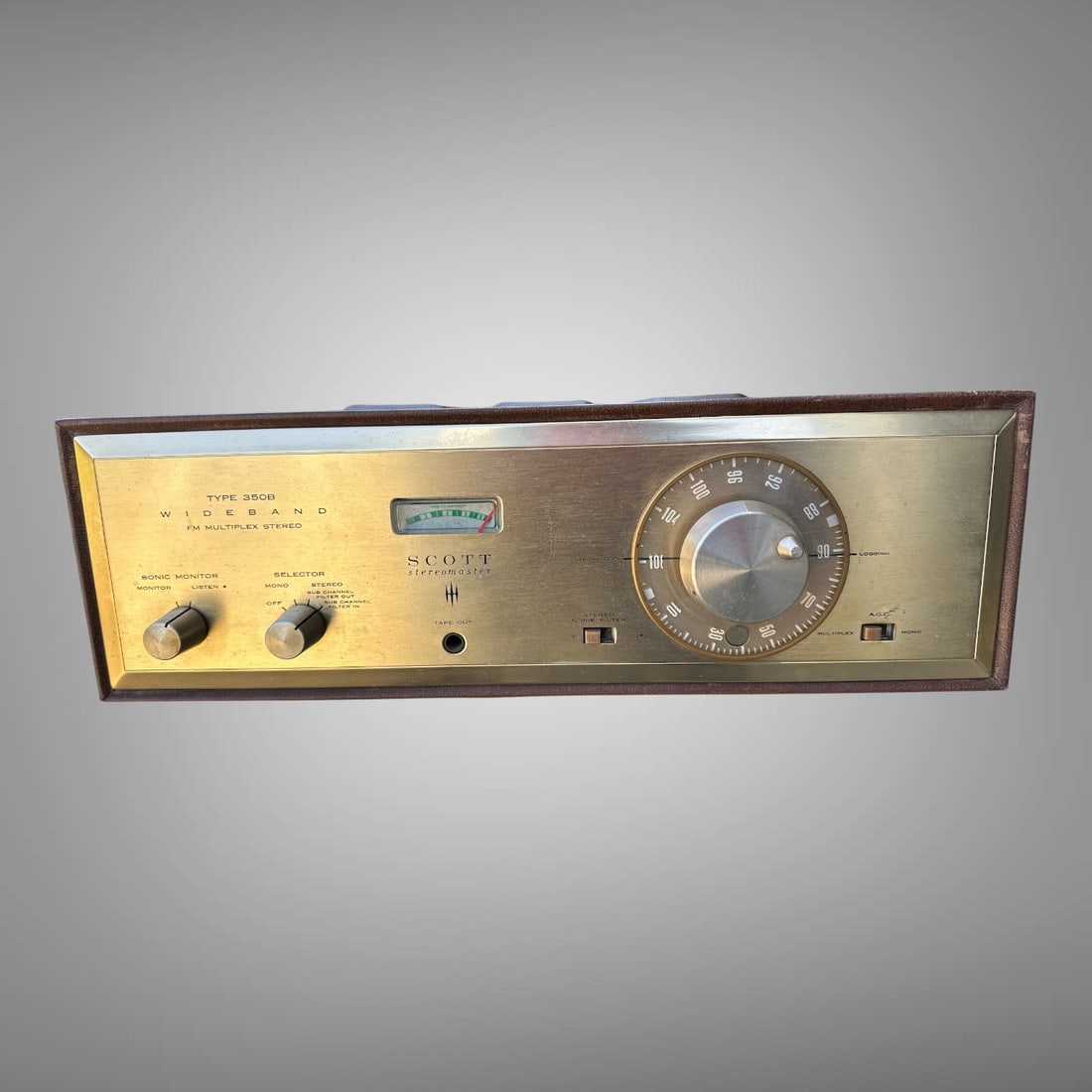 H. H. Scott Stereomaster Type 350-B Wideband FM Multiplex Stereo Tuner (1 of 3)