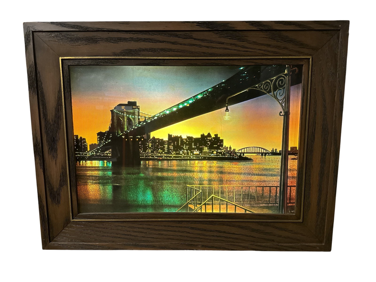 1979 Dixon Inc. “Cityscape” Motions Lighted Picture NYC Skyline (1 of 5)