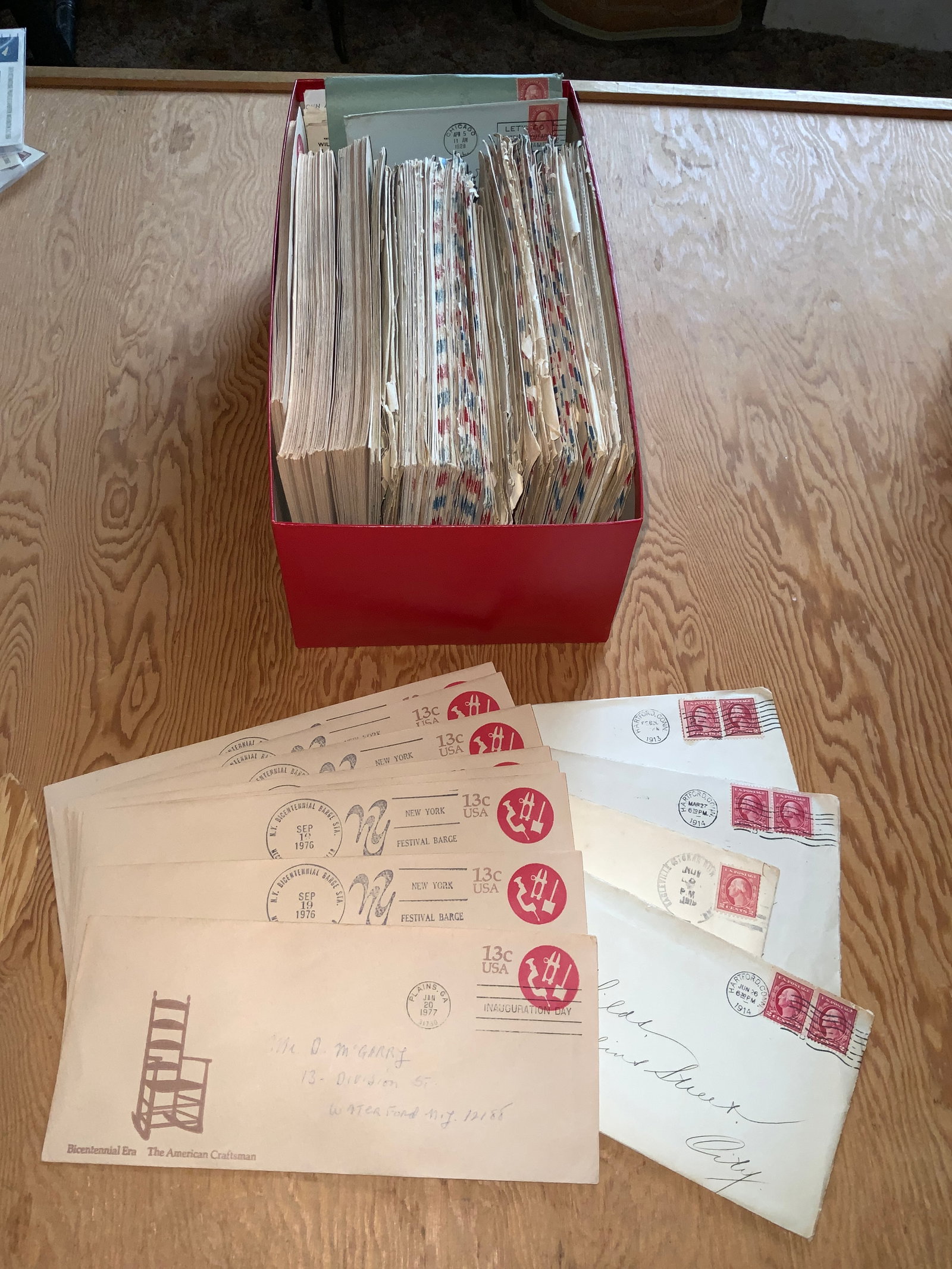 EPHEMERA; 1900s Mostly pre-1965 Correspondence, Business Mail and Commemoratives (1 of 3)