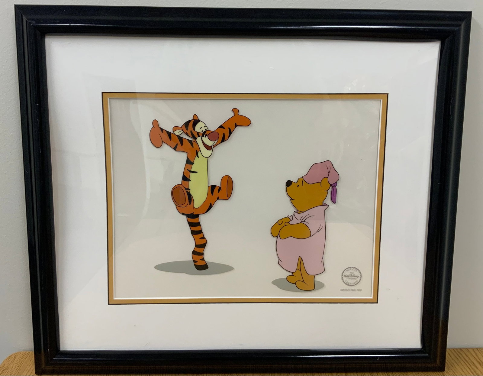 Animation Cell Artwork: WINNIE THE POOH AND THE BLUSTERY DAY Disney / Sericel COA included (1 of 5)