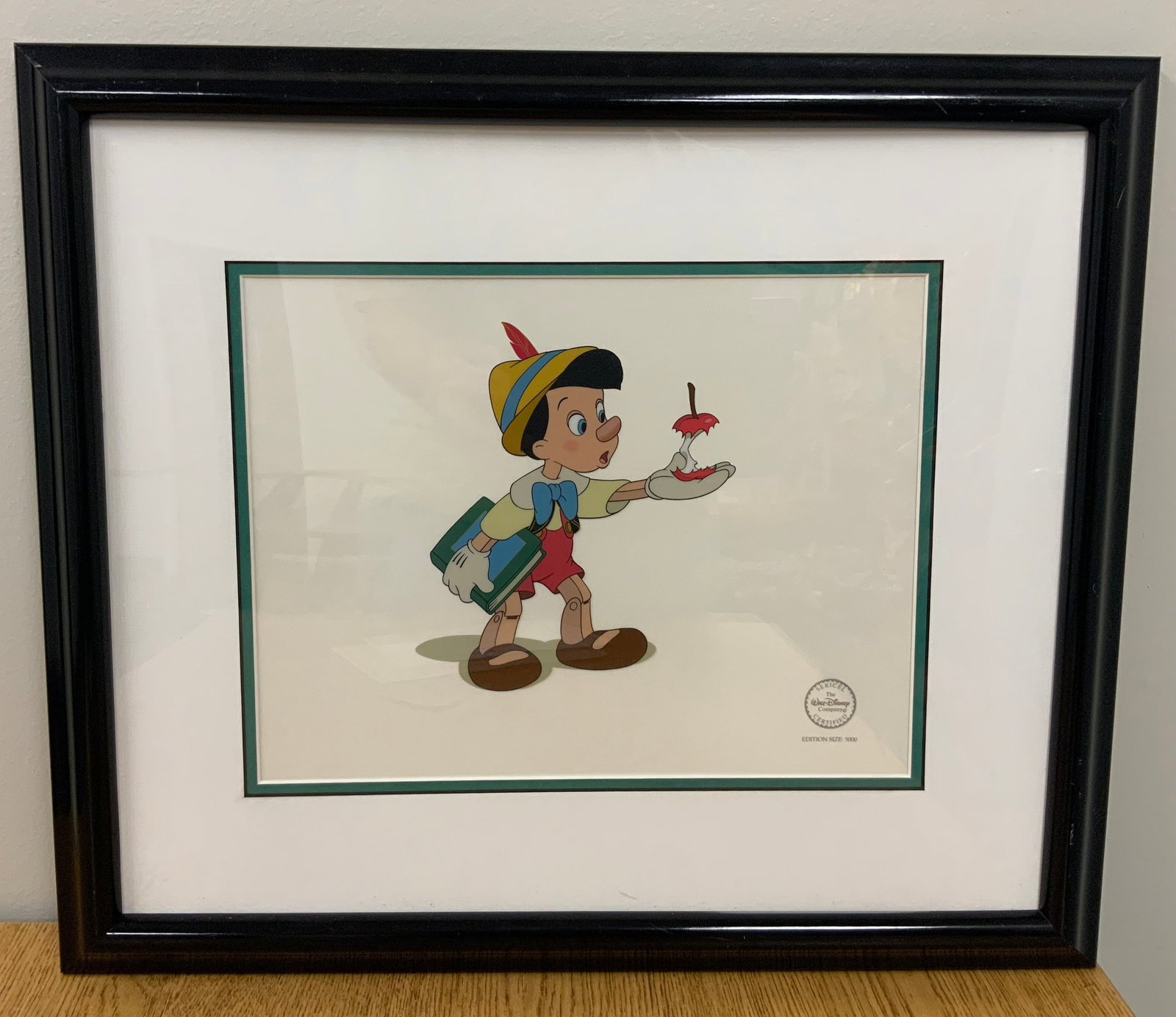 Animation Cell Artwork: PINOCCHIO Disney / Sericel COA included (1 of 4)
