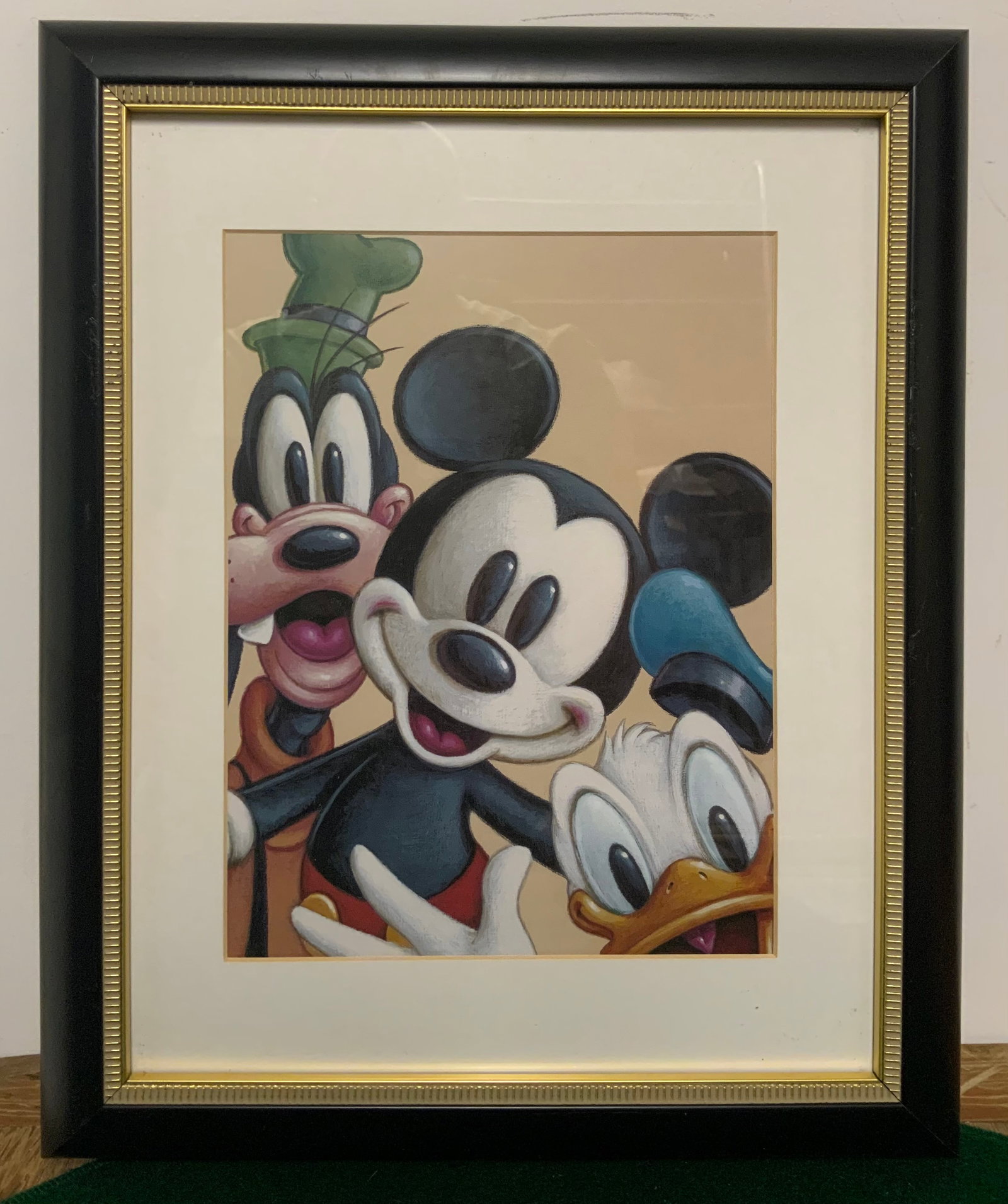 "Friends Forever" Mickey Mouse Donald Duck & Goofy Framed Print (1 of 3)
