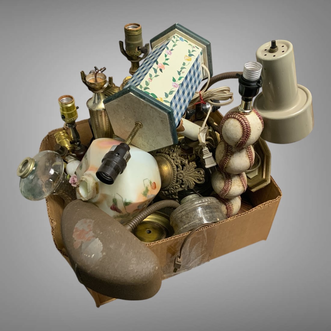 Box: Lamps, Bases and Parts (1 of 3)