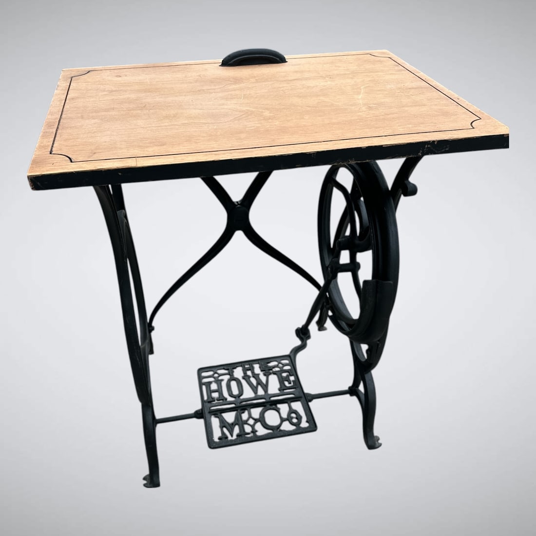 Howe Machine Co, Treadle Base Accent Table (1 of 5)