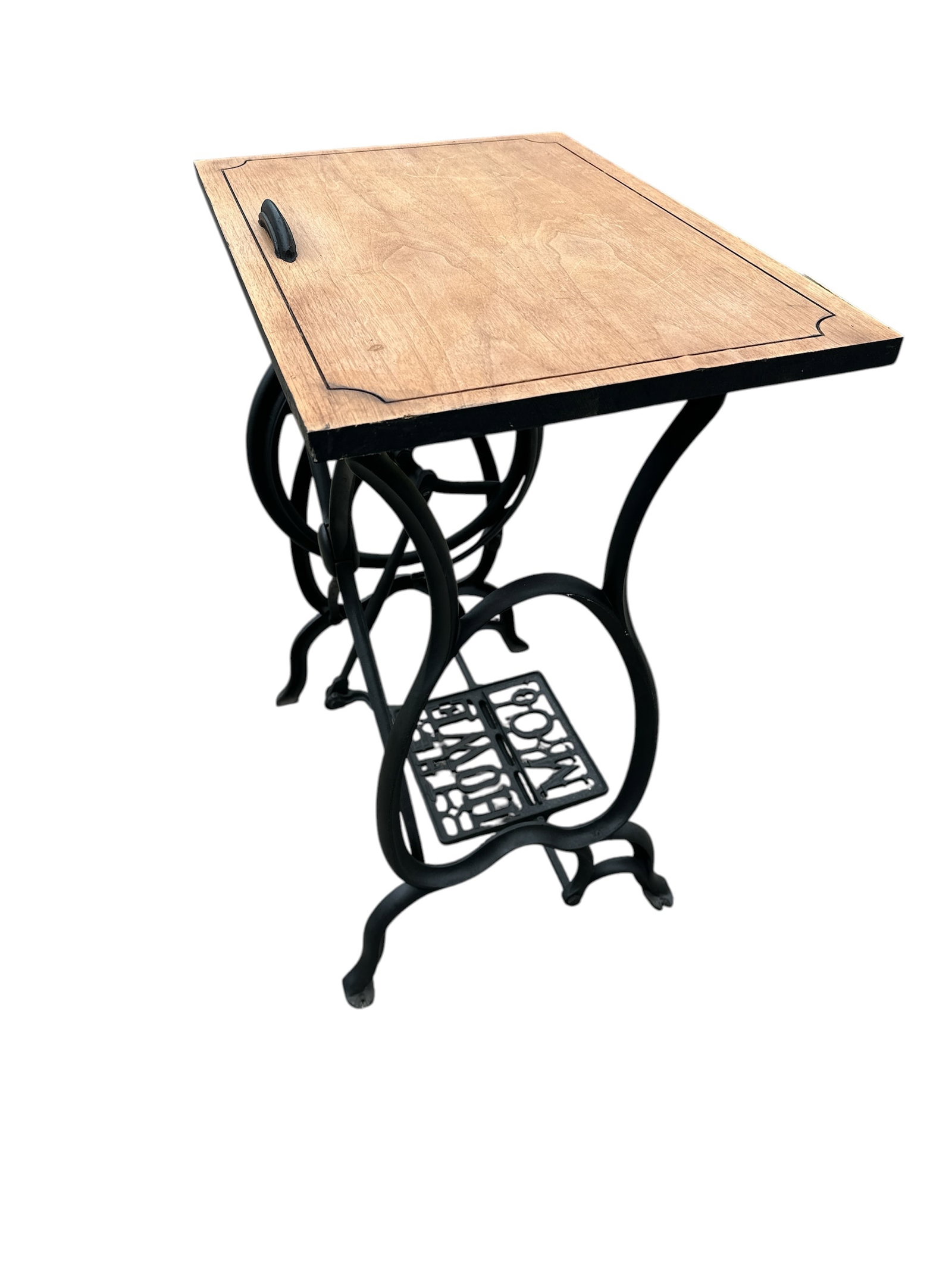 Howe Machine Co, Treadle Base Accent Table - 3