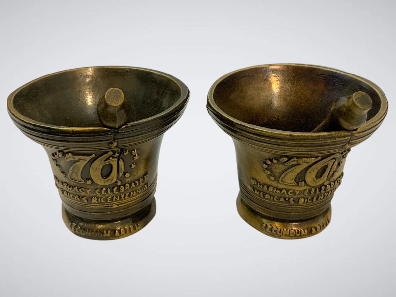 Vintage Collectible Mortar & Pestles 'Pharmacy Celebrates America's Bicentennial' (1 of 6)