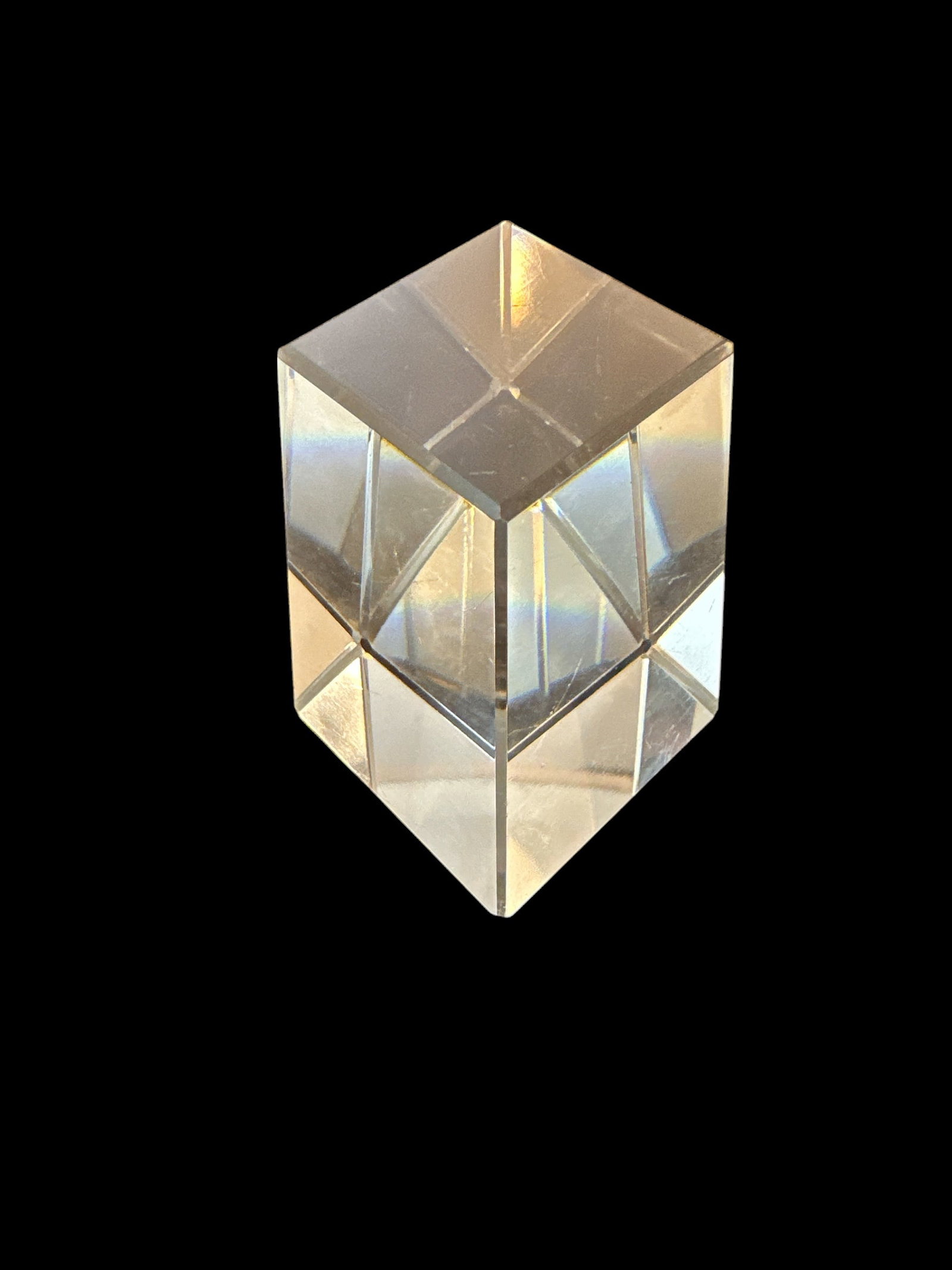 Obelisk Glass or Crystal Paperweight (1 of 4)
