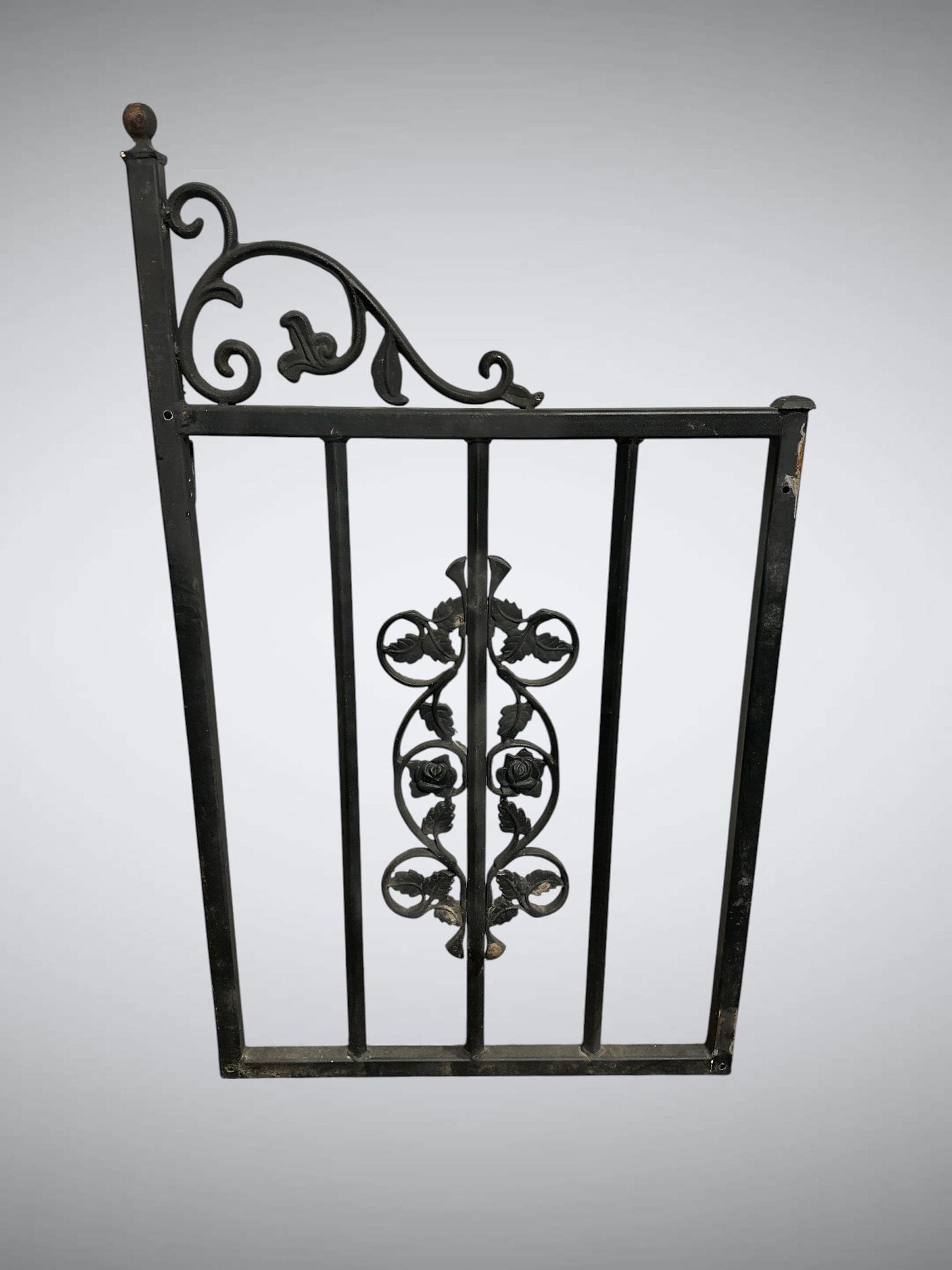 Black Finish Iron Gate (1 of 2)