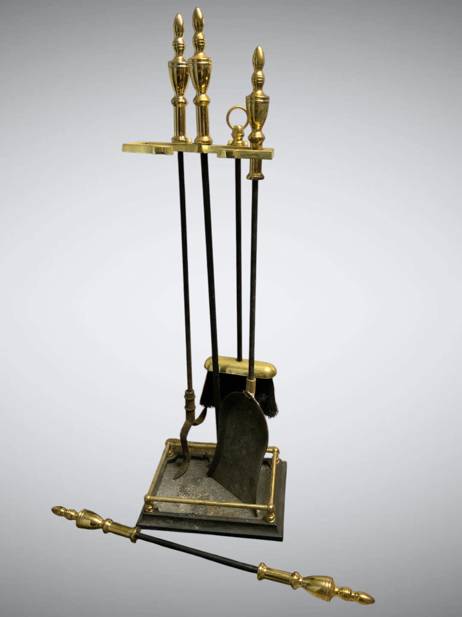Brass Handle Fireplace Tool Set (1 of 3)