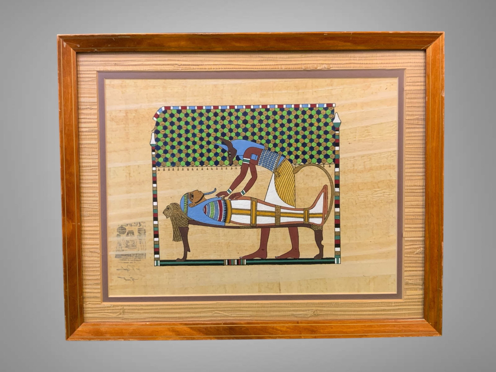 Framed Art: Egyptian Embalming Scene (1 of 4)