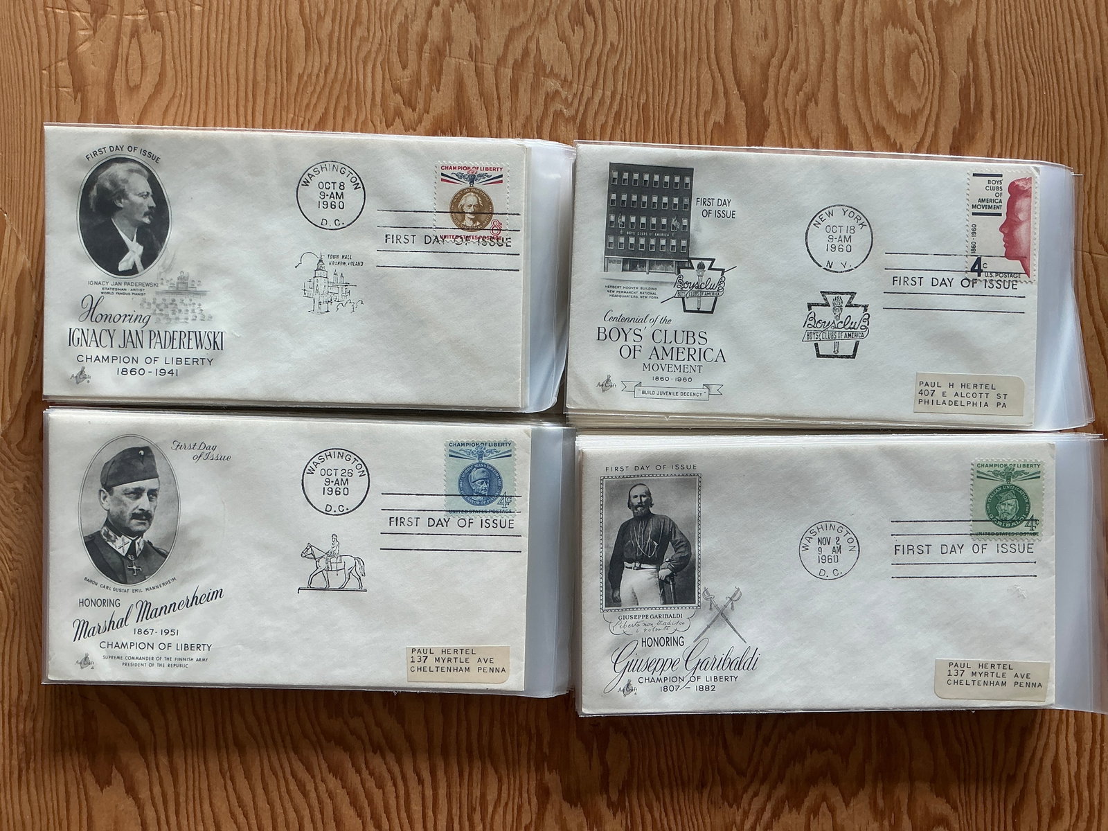 (80) 1960 United States Covers FDC(mostly) First Day of Issue